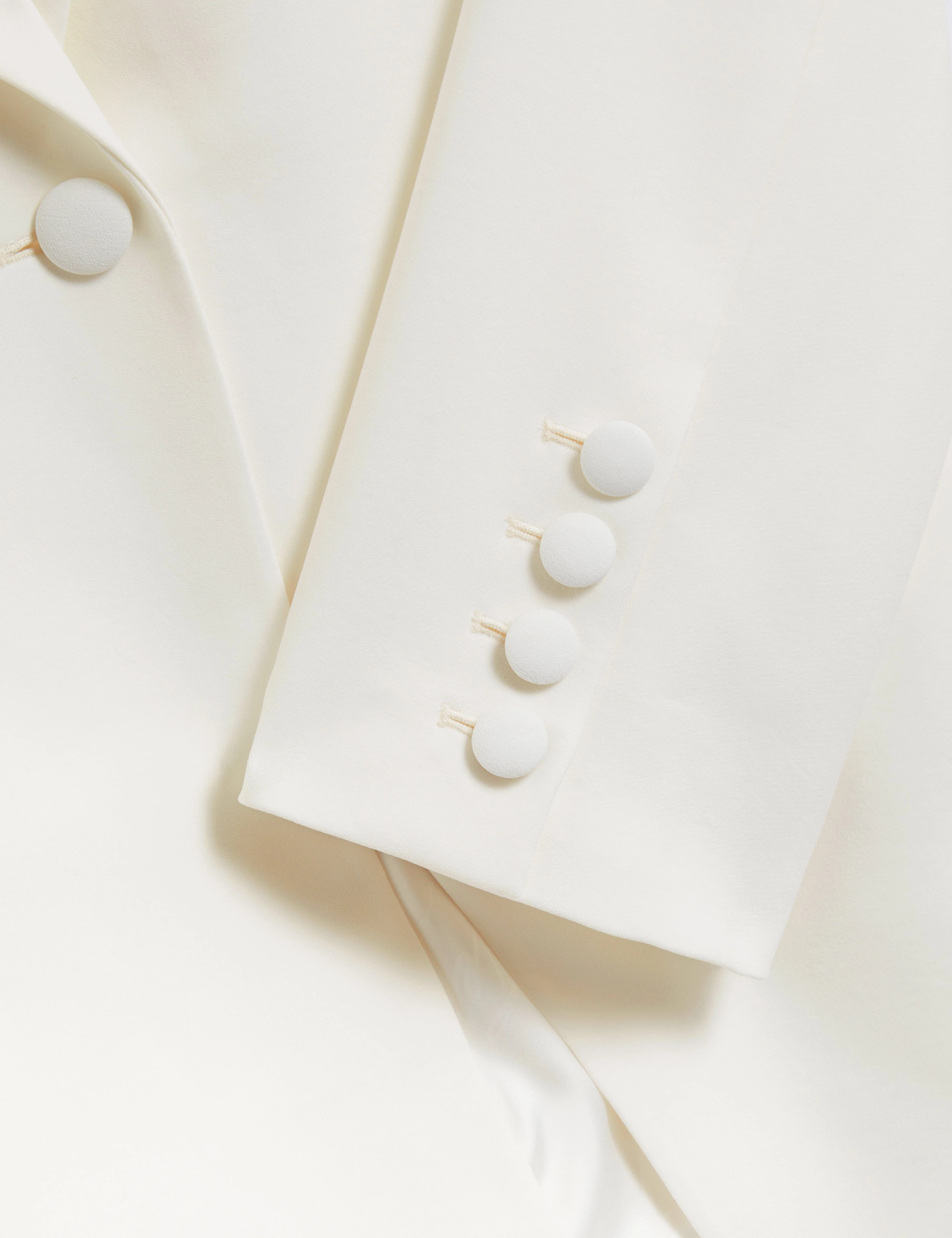 Acata Tailored Blazer Ivory - Image 3