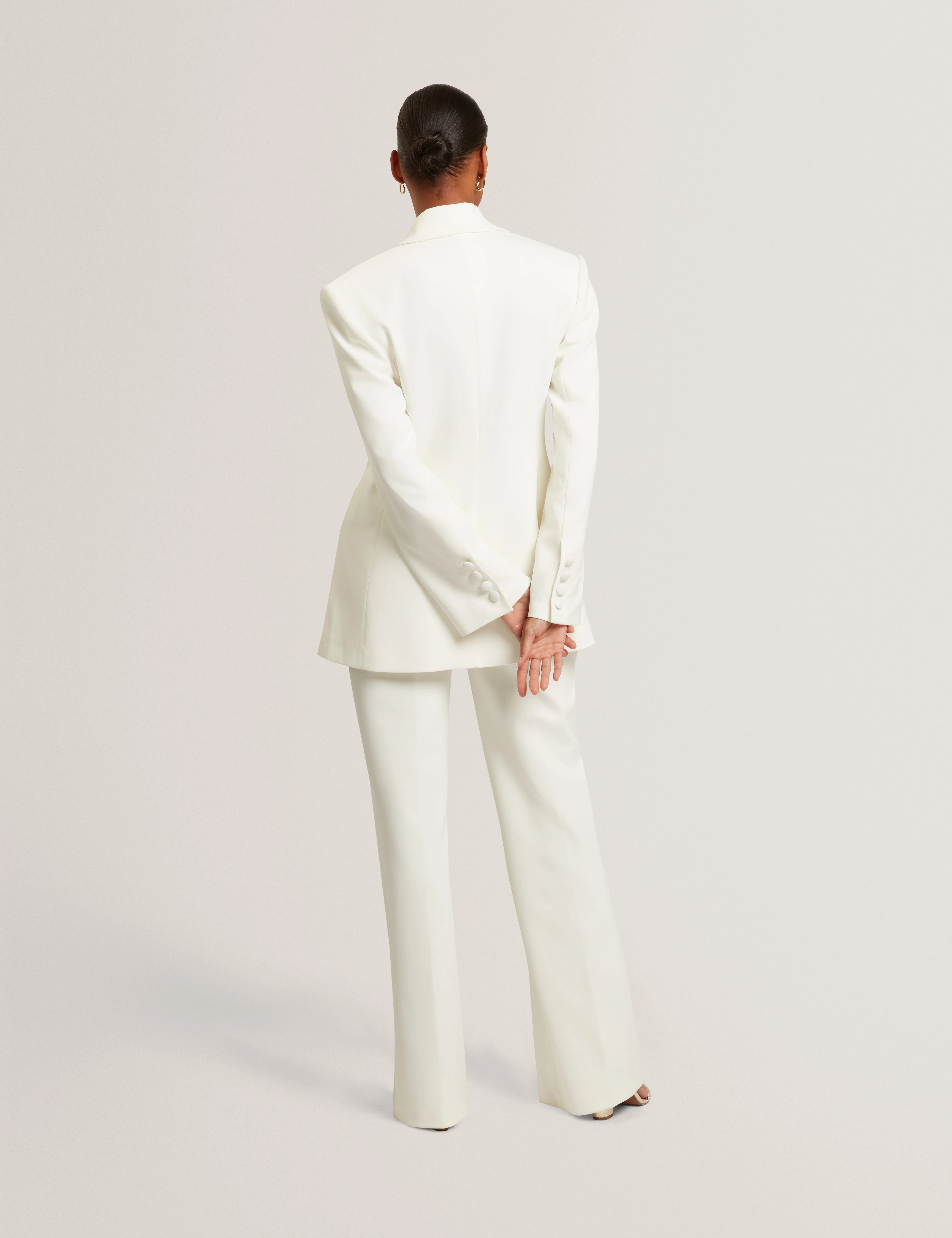 Acata Tailored Blazer Ivory - Image 5