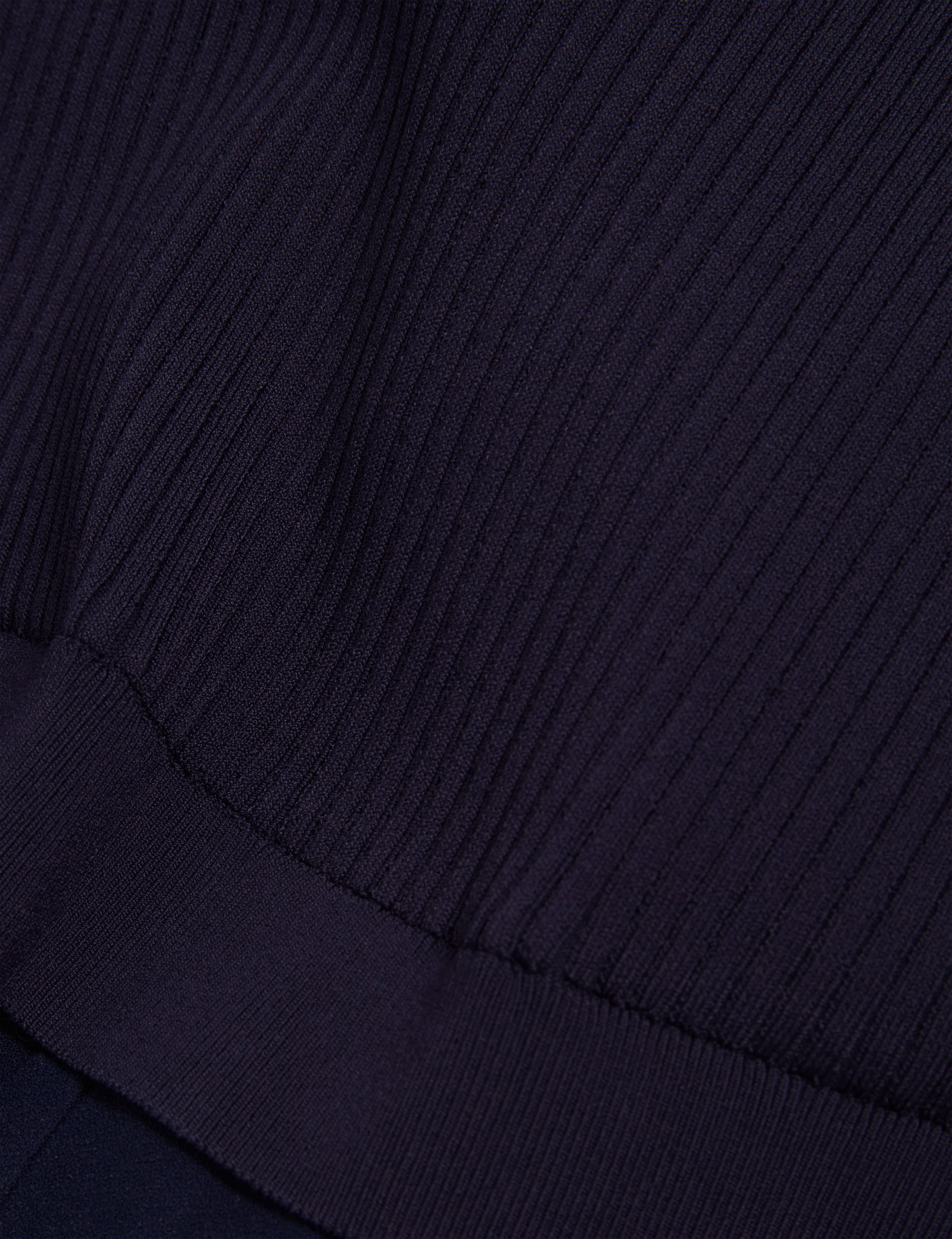Aellaa Knit Bodice Jumpsuit Navy - Image 7