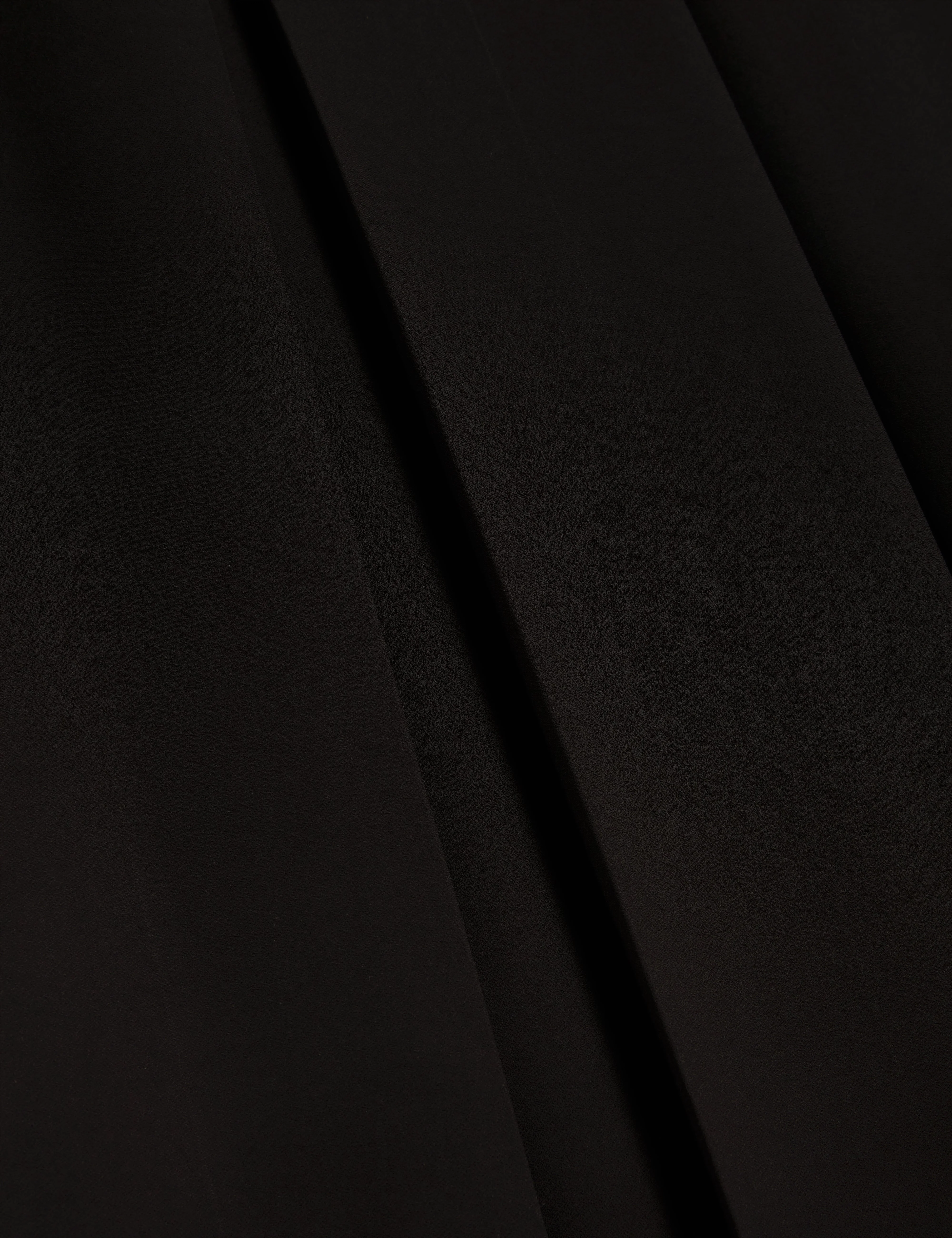 Aepi Front Pleat Wide Leg Trousers Black - Image 3