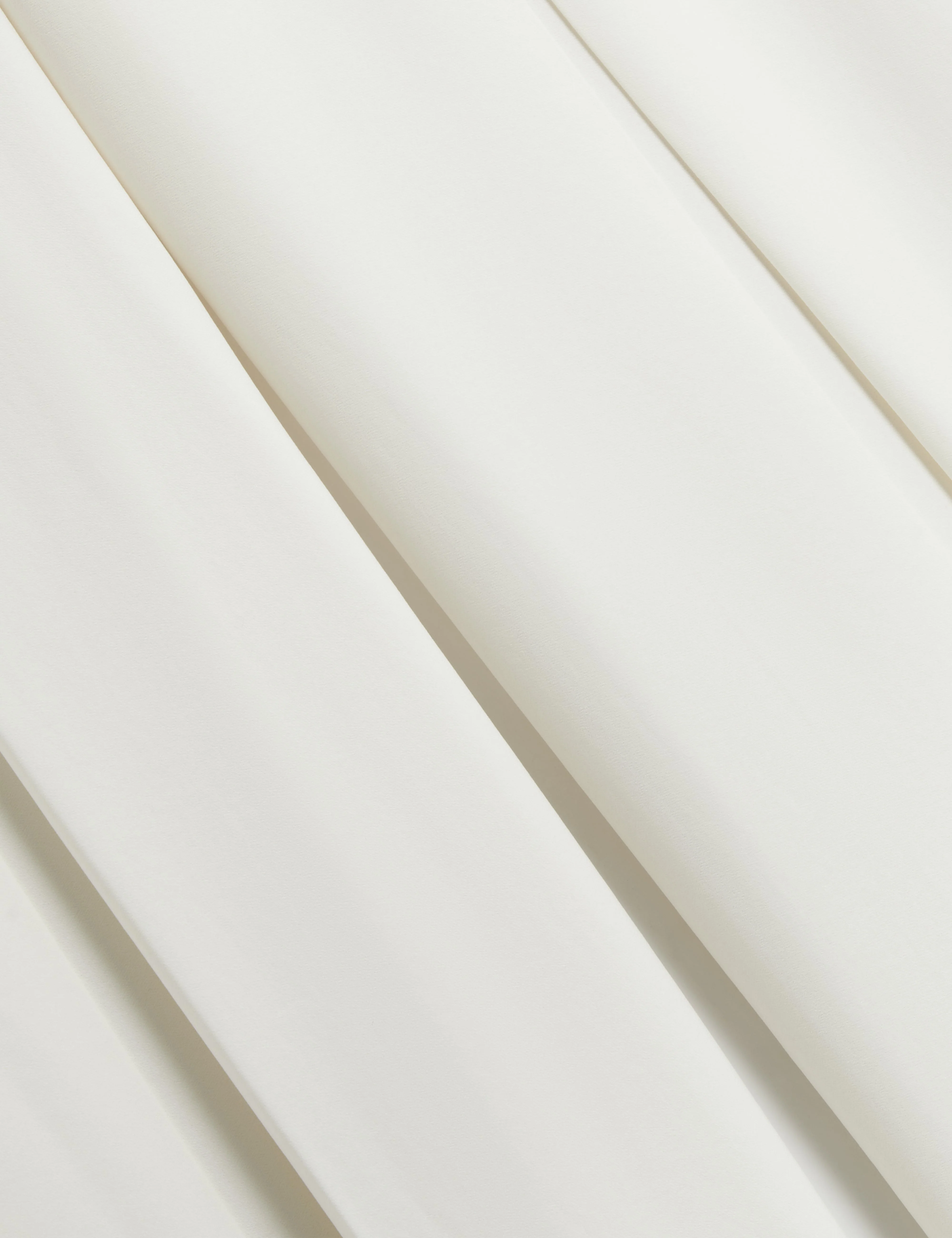 Aepi Front Pleat Wide Leg Trousers Ivory - Image 3