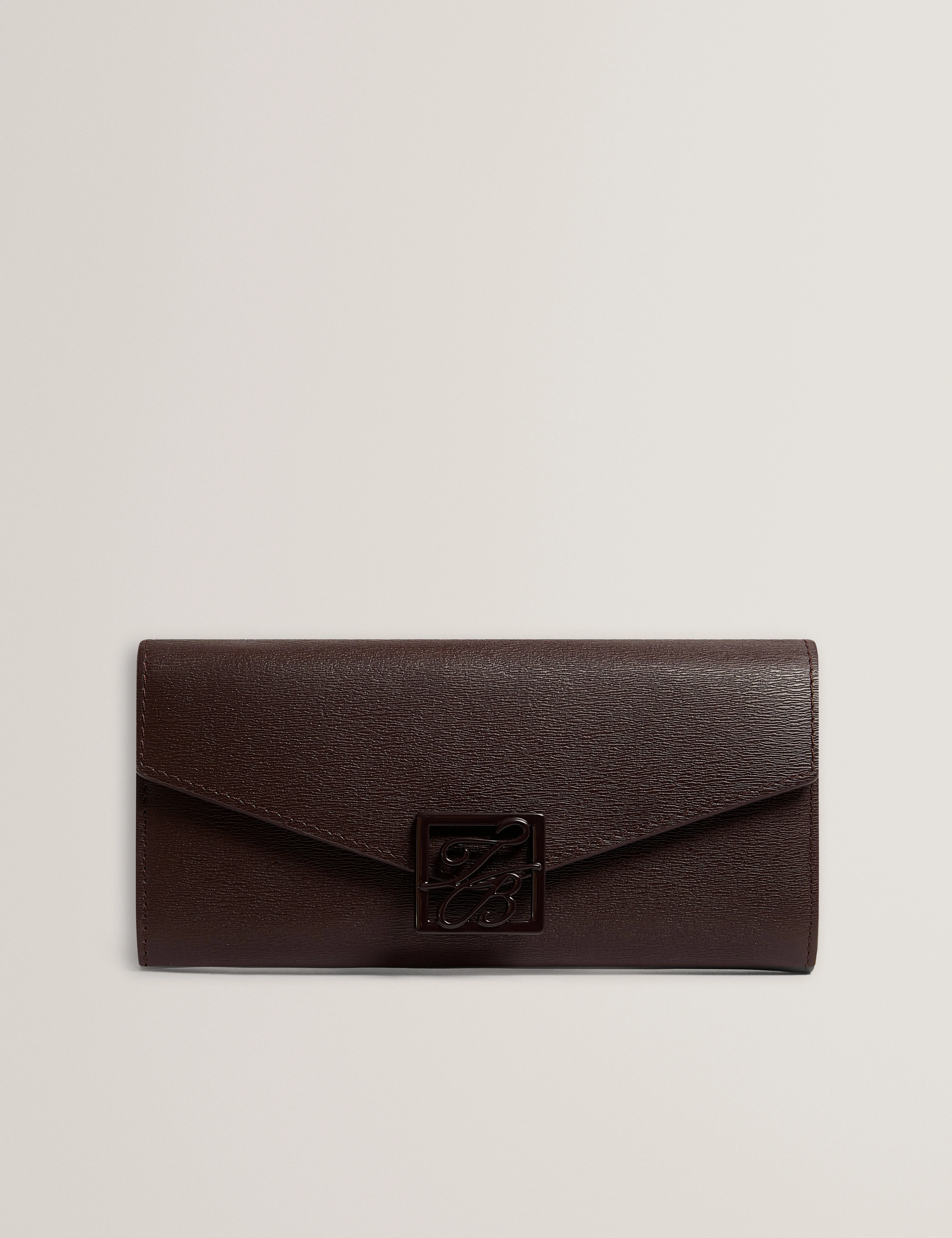 Anisal Tb Detail Large Leather Purse Wine