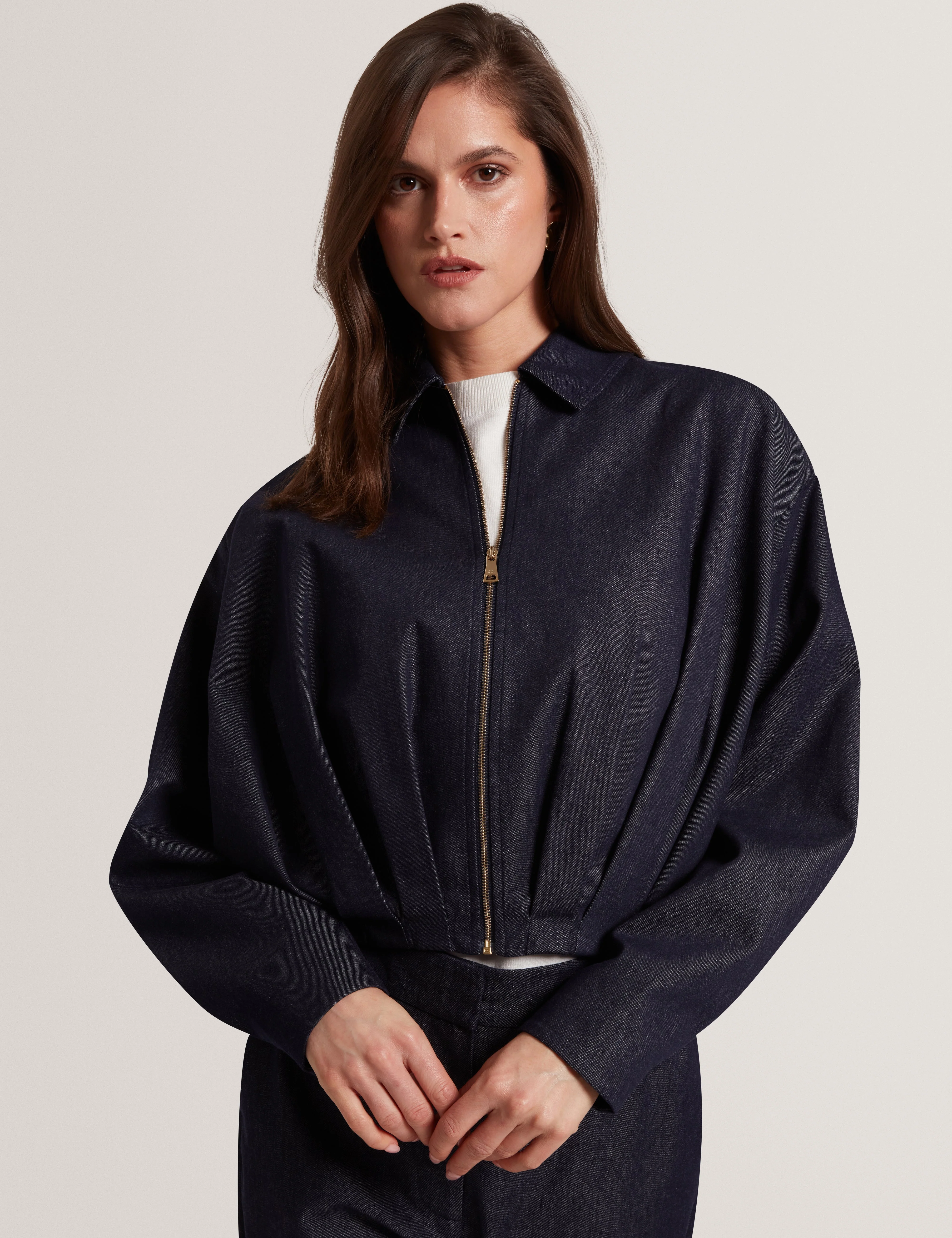 Annite Bomber Jacket Dk-Blue