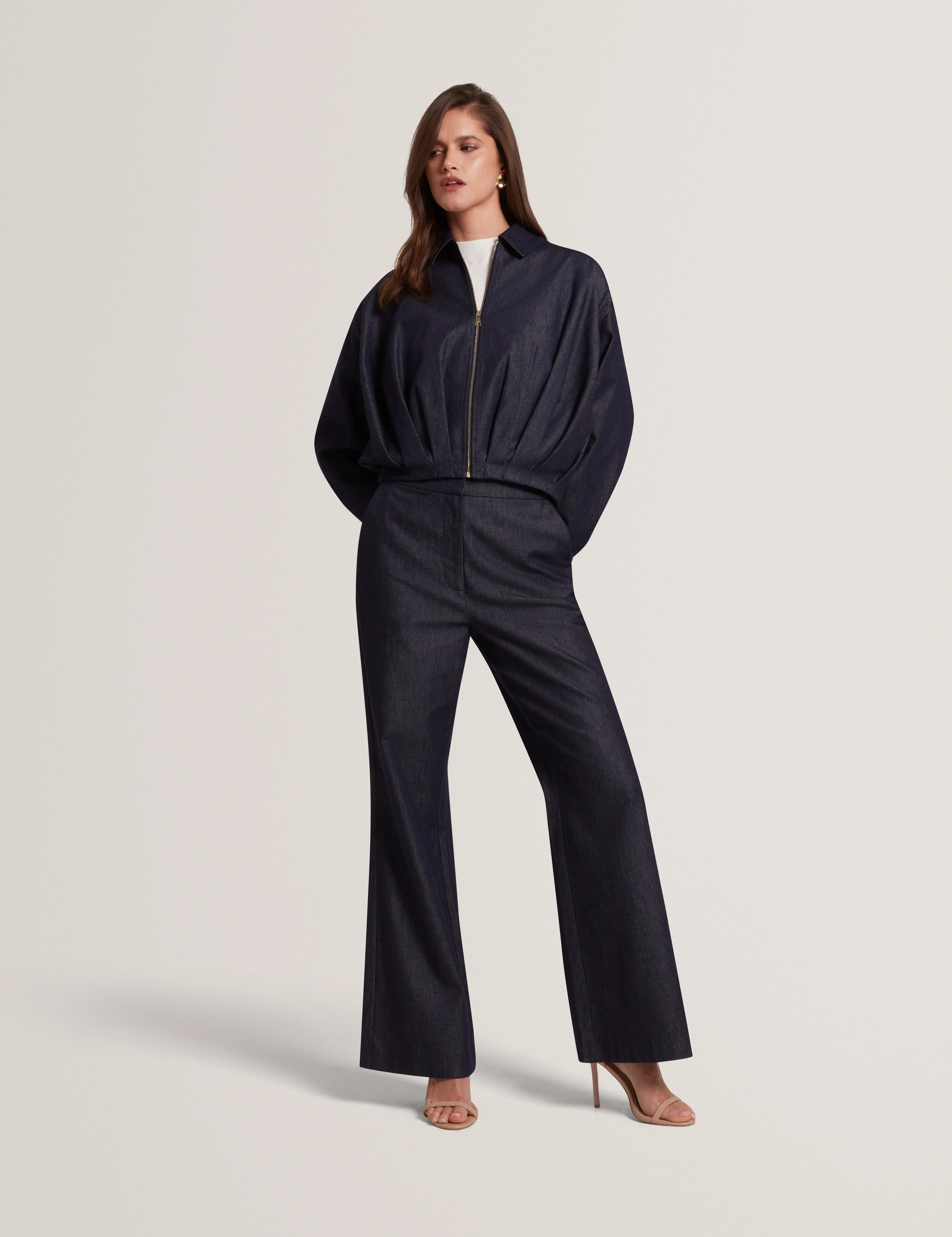 Annite Bomber Jacket Dk-Blue - Image 2