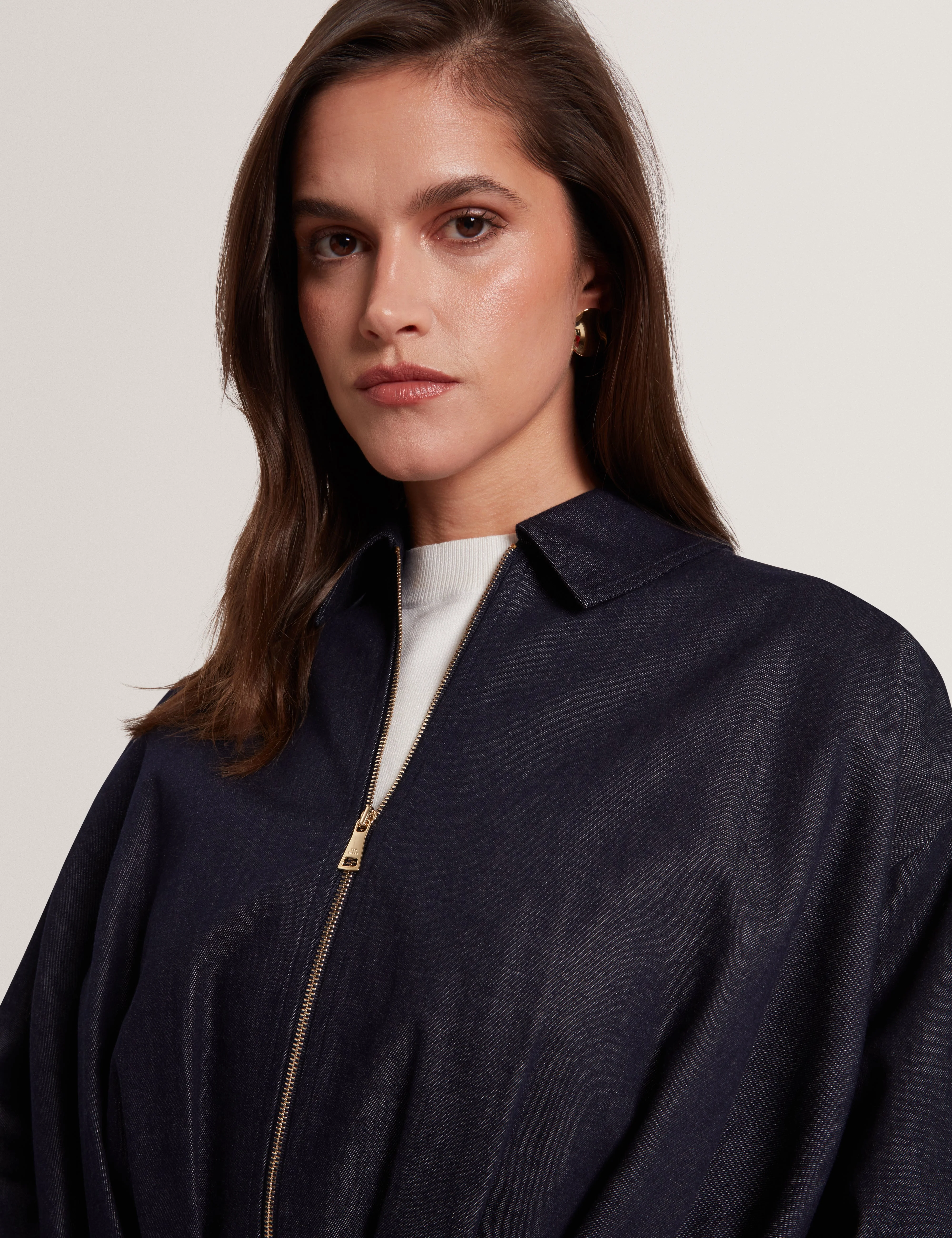 Annite Bomber Jacket Dk-Blue - Image 4