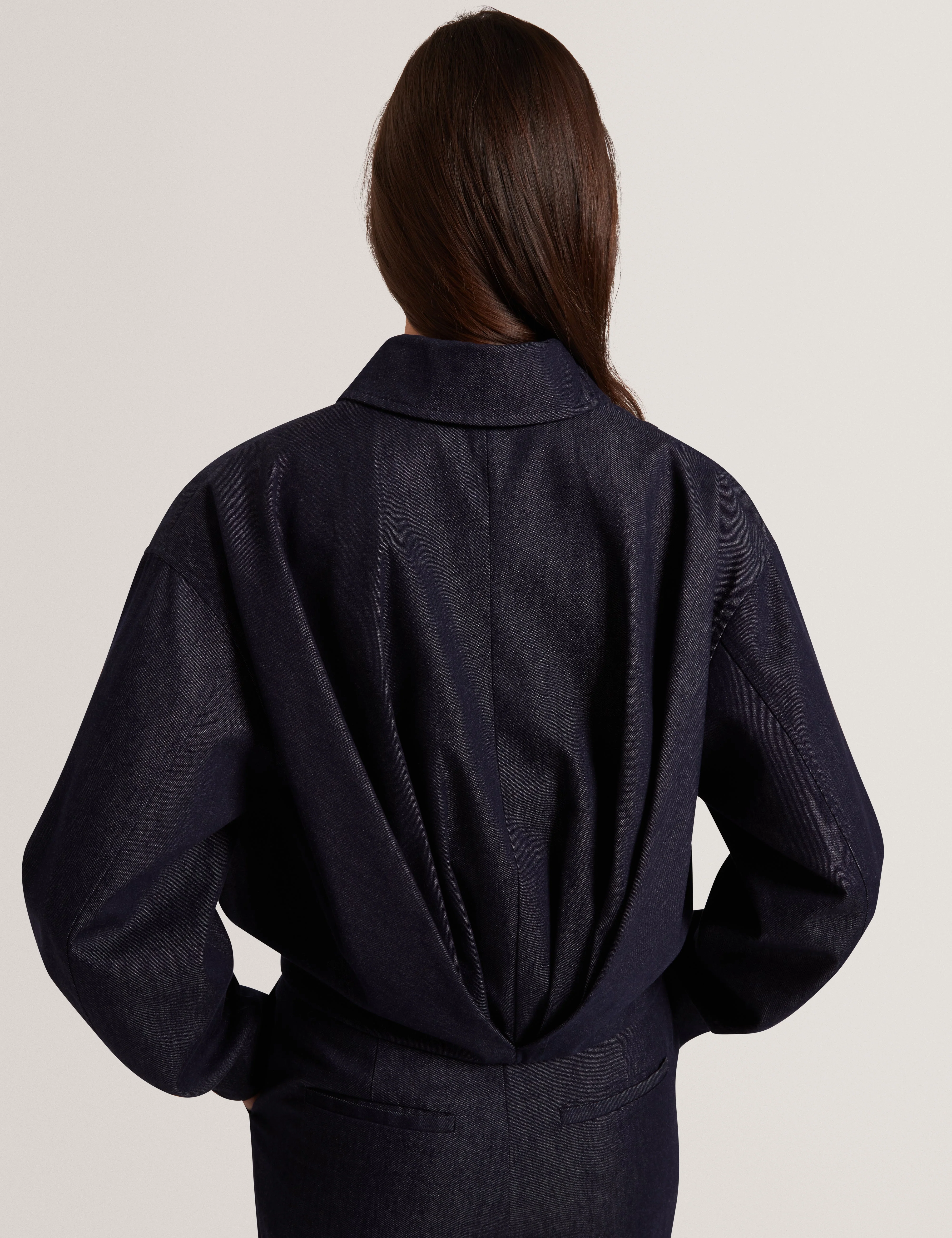 Annite Bomber Jacket Dk-Blue - Image 5