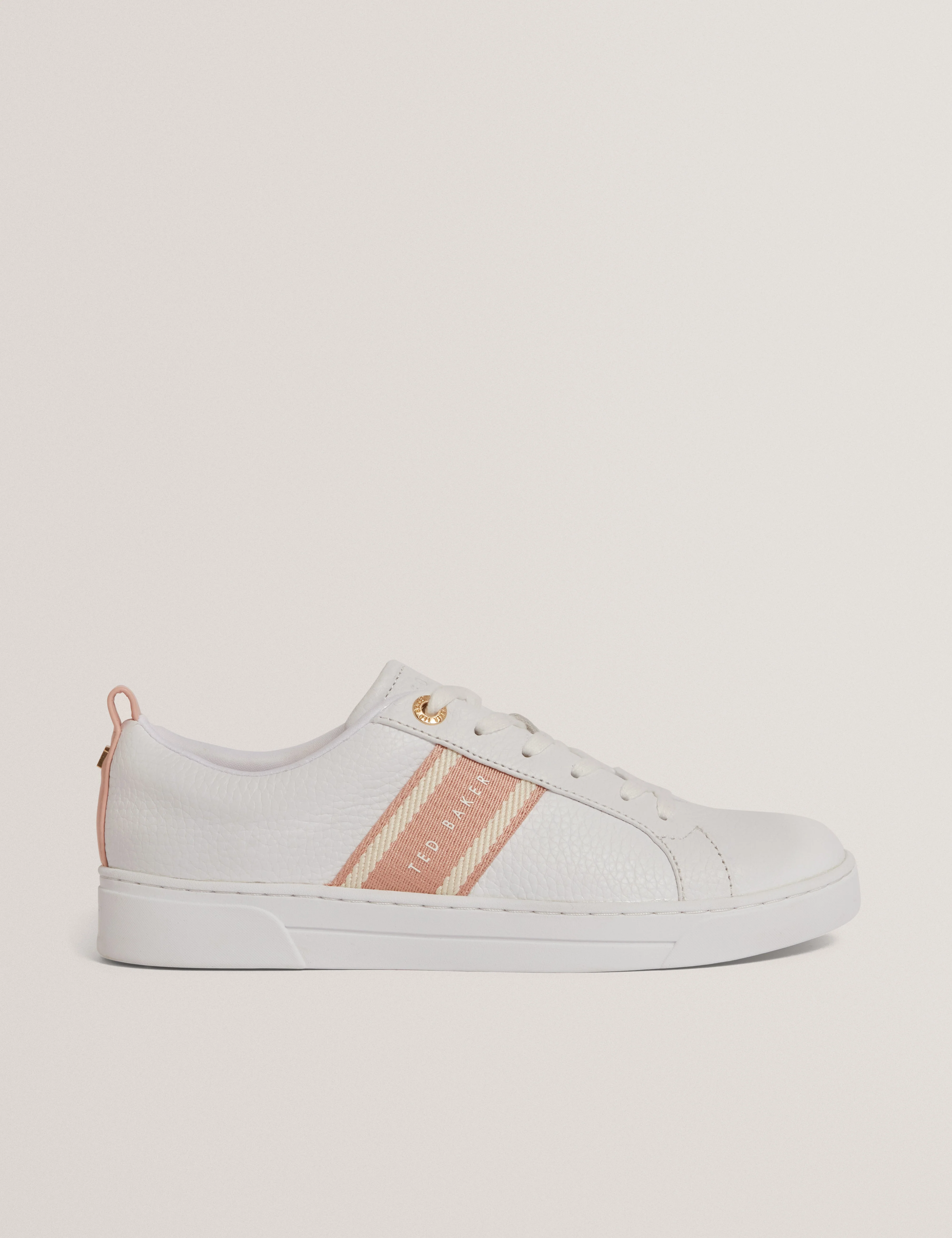 Bailly Webbing Detail Trainer Pink
