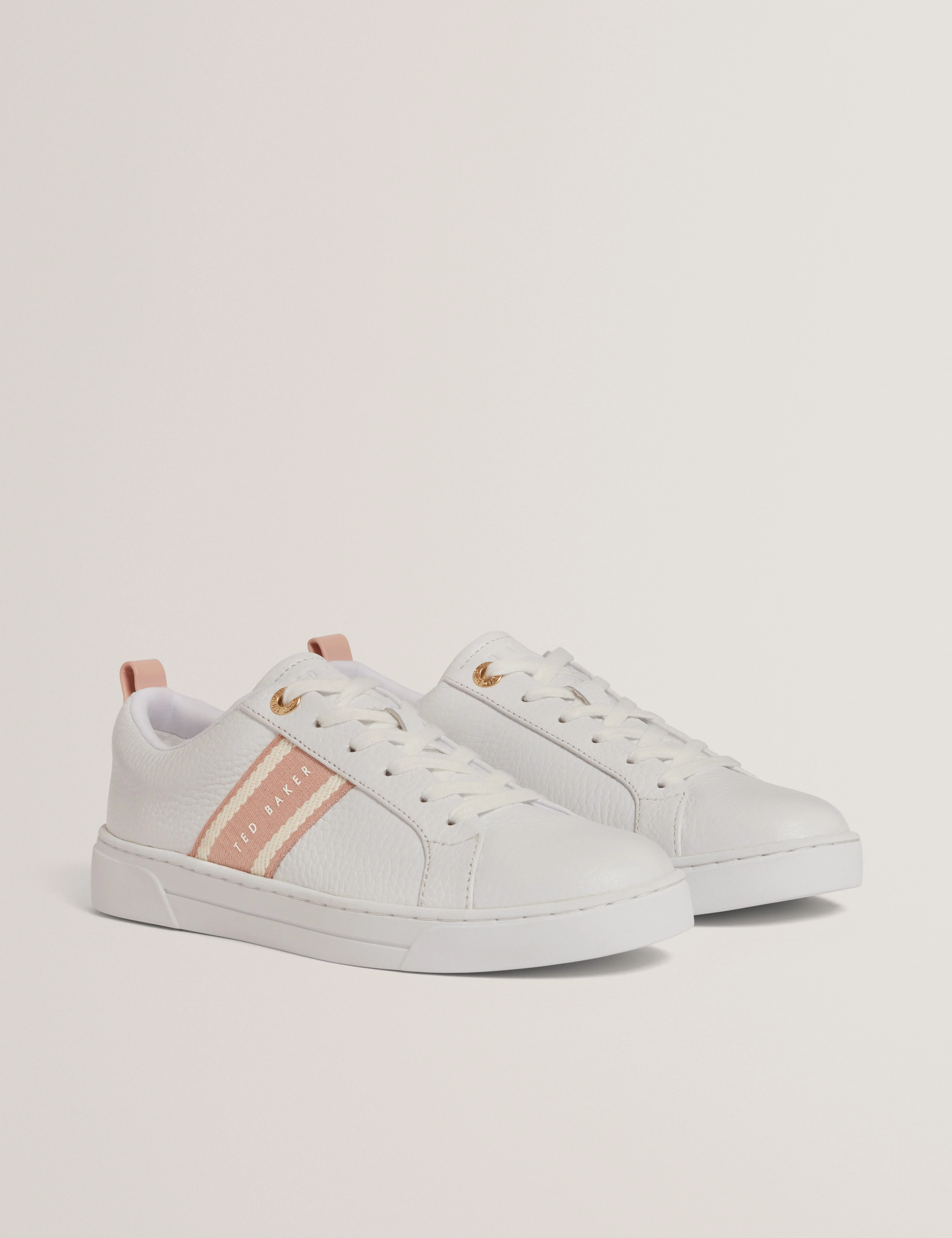 Bailly Webbing Detail Trainer Pink - Image 4