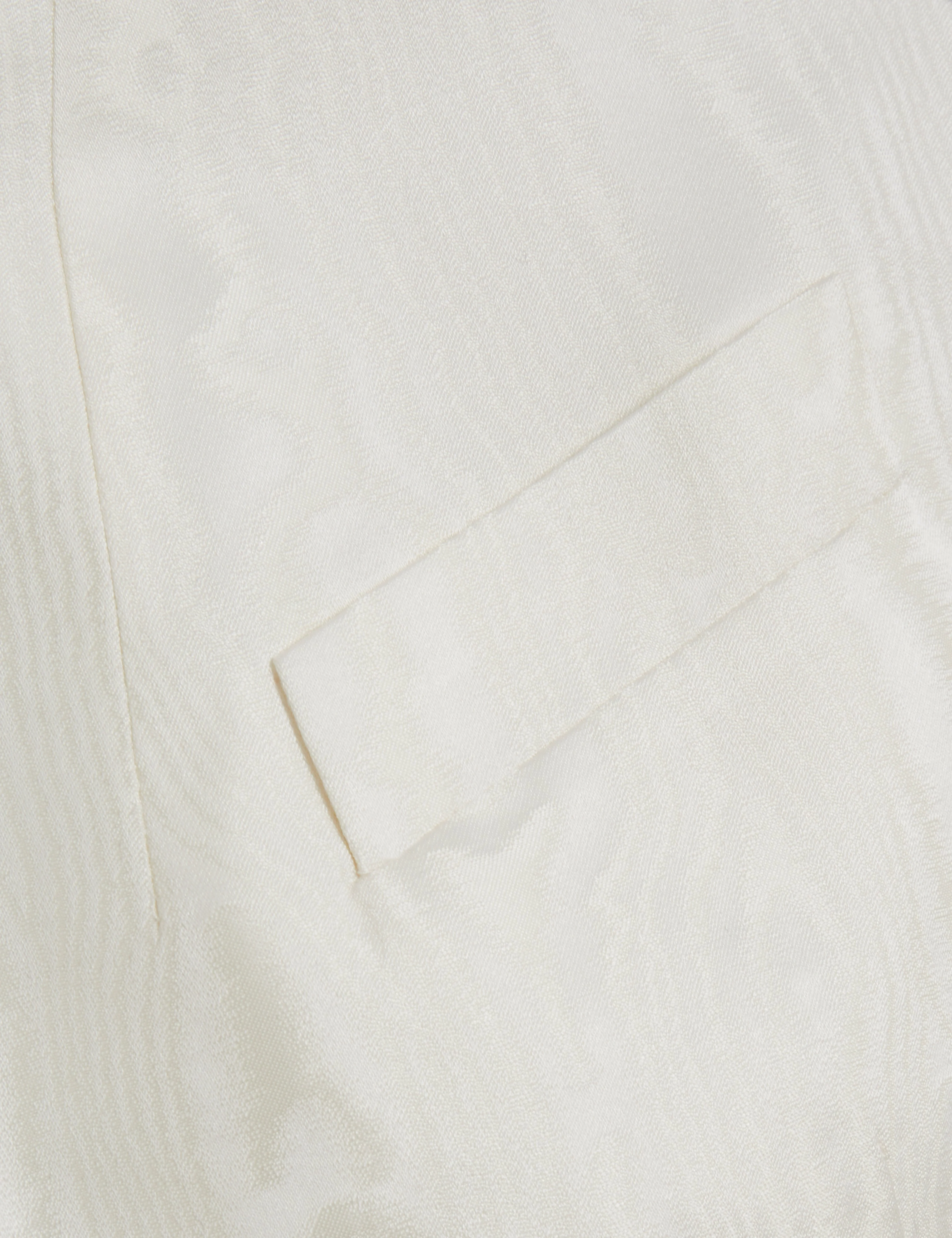 Cabiri Moire Jacquard Tailored Hourglass Blazer Ivory - Image 3