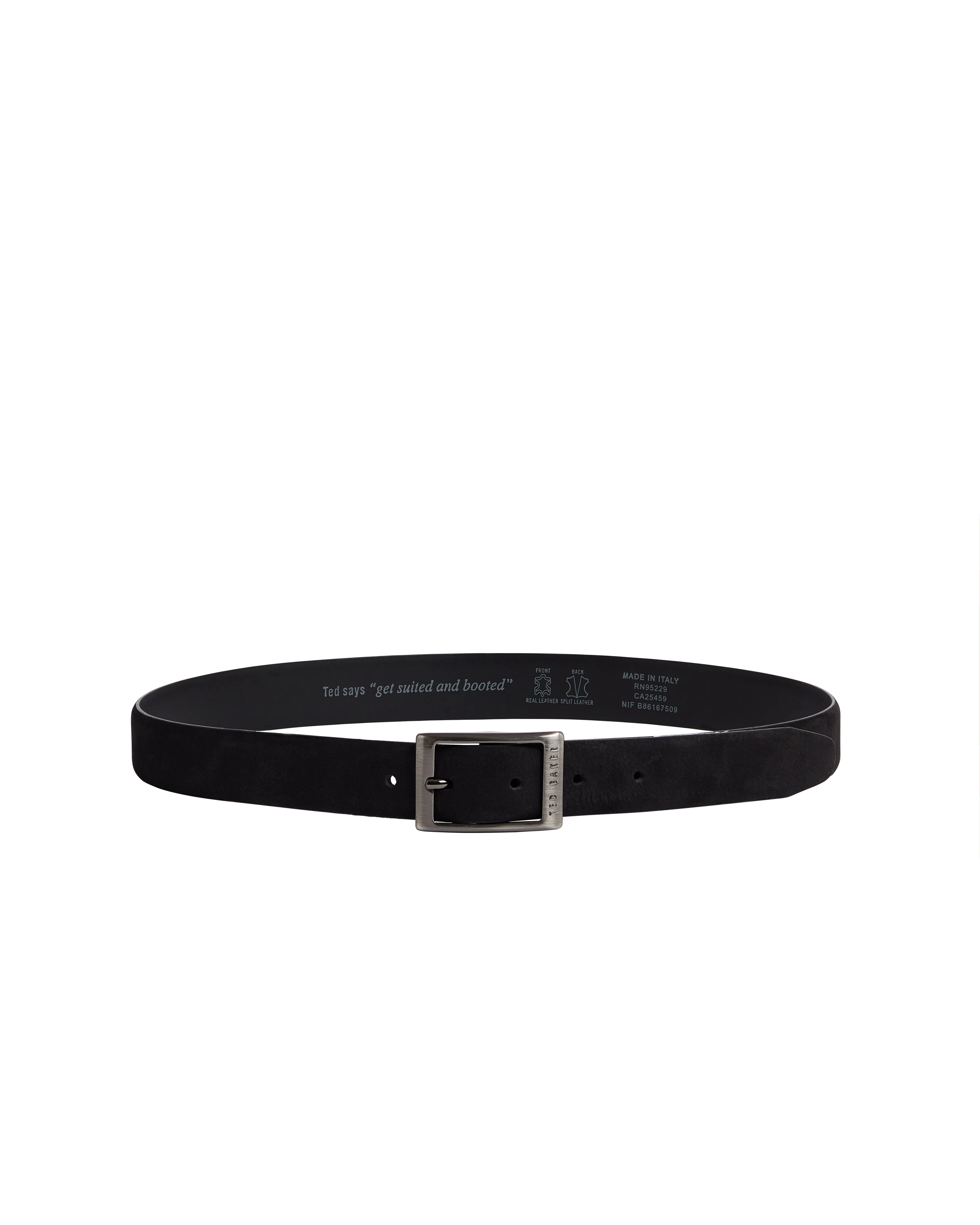 Chand Nuckbuck Centre Bar Belt Black