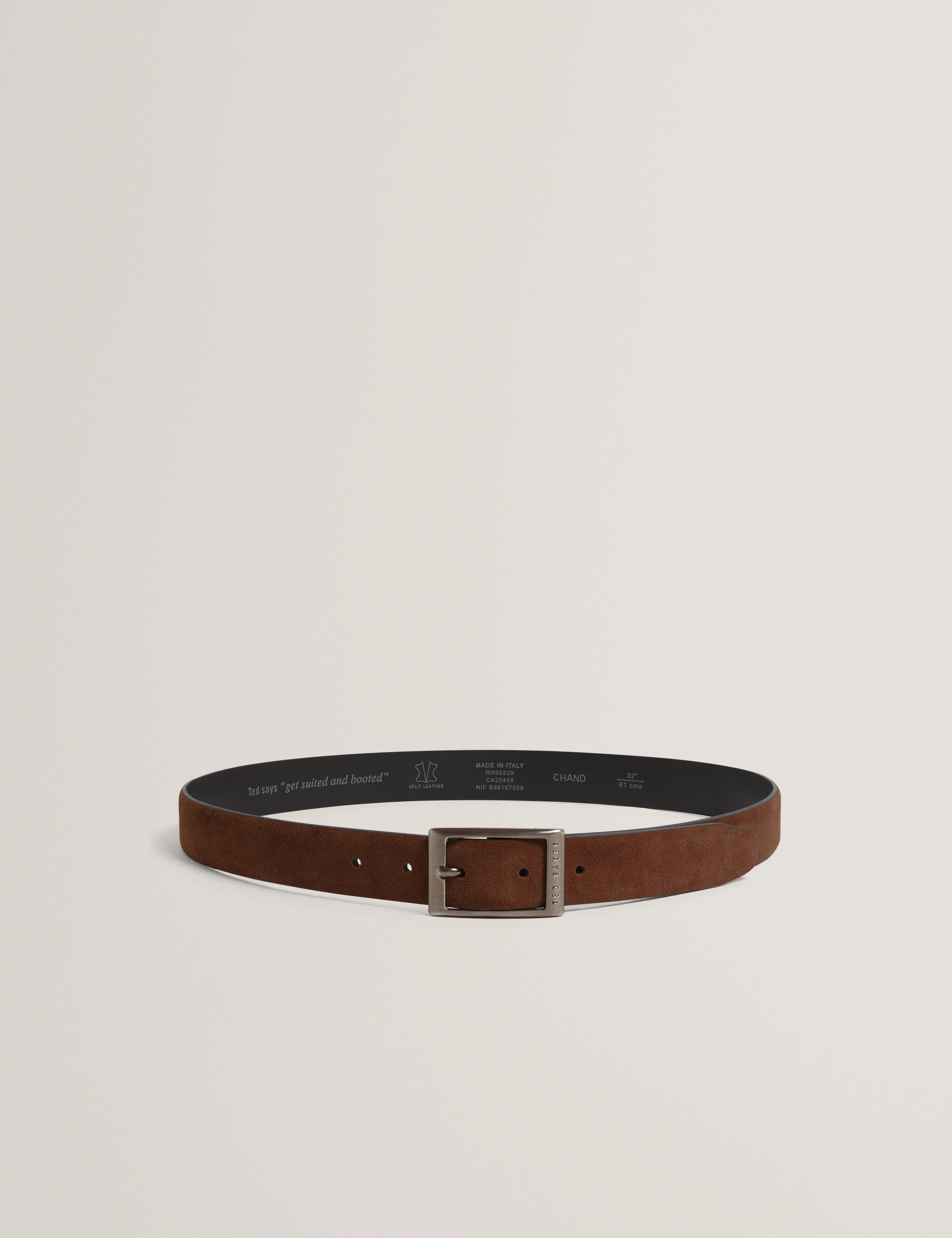 Chand Nuckbuck Centre Bar Belt Brn-Choc