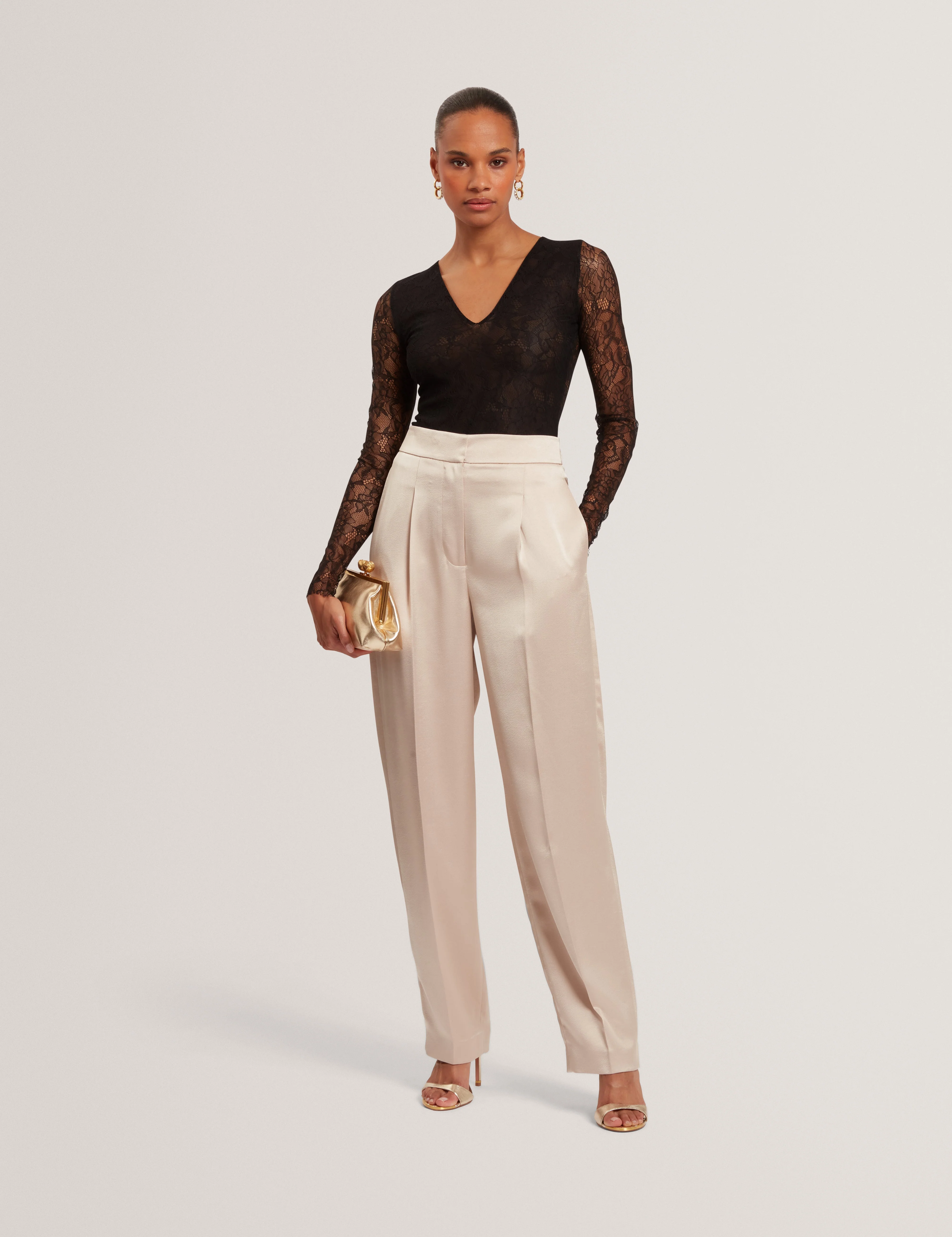 Chiira Barrel Leg Trouser Natural