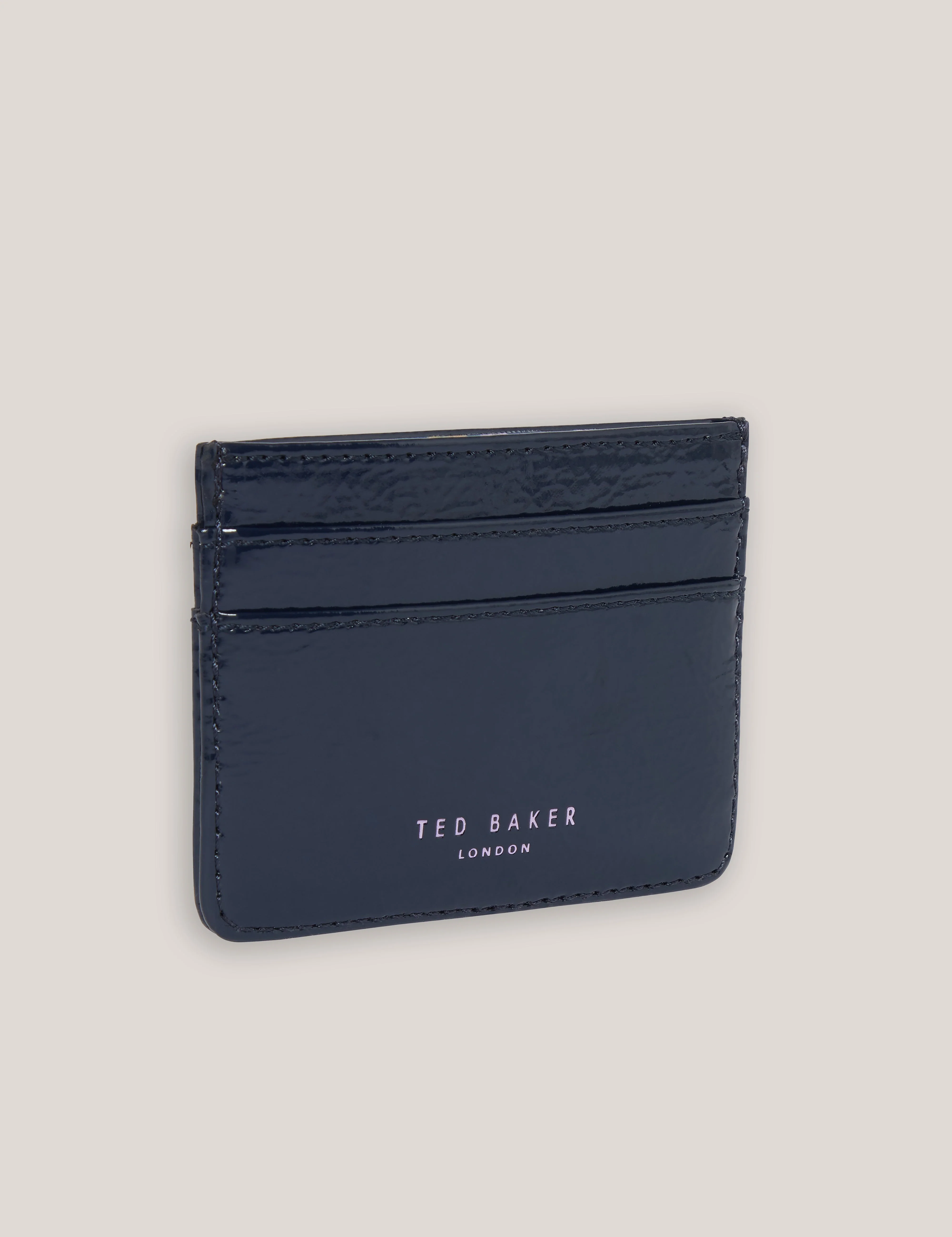 Cyndra Crinkle Card Holder Navy