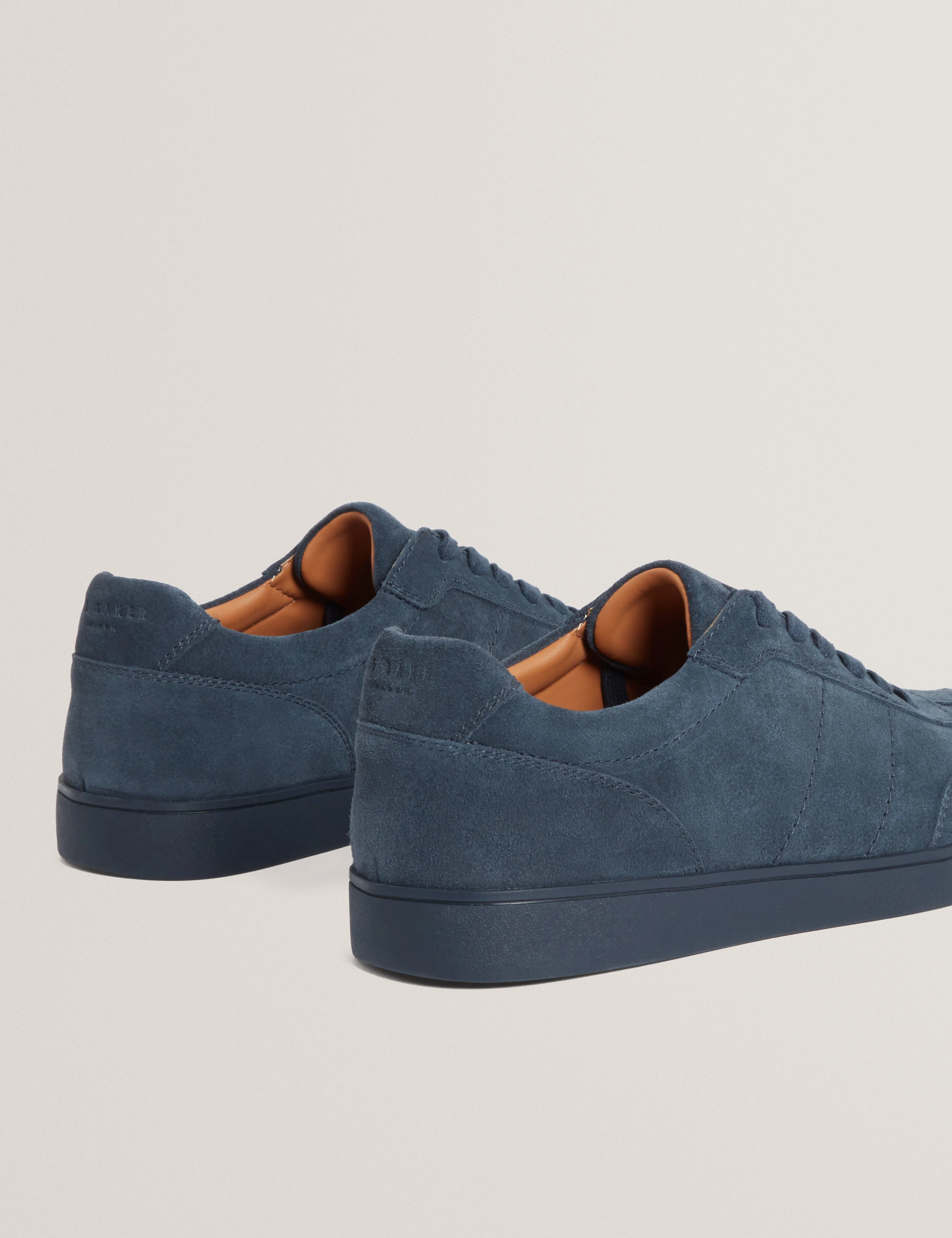 Doltons Suede Trainer Navy - Image 4