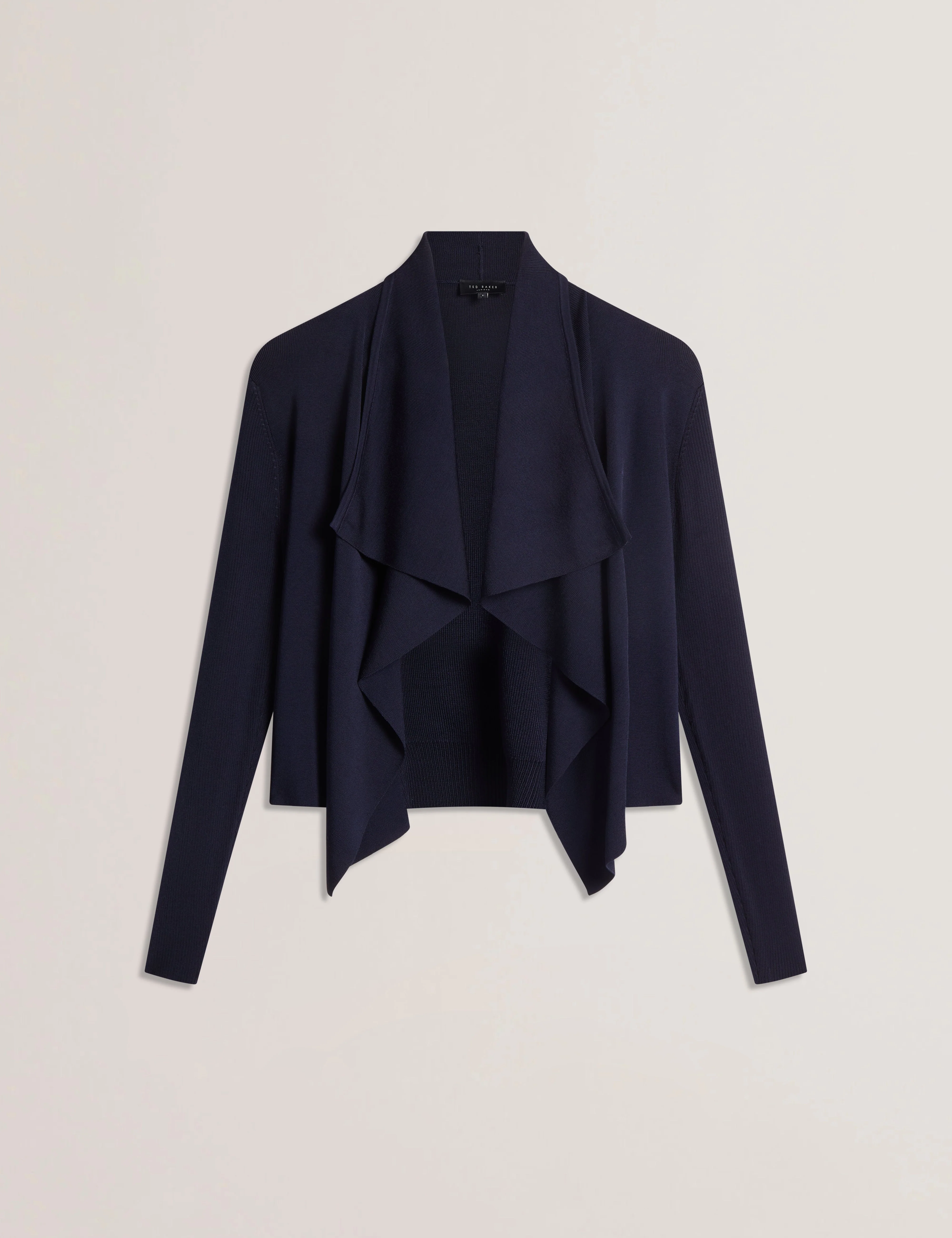 Elliyy Waterfall Front Cardigan Navy - Image 5