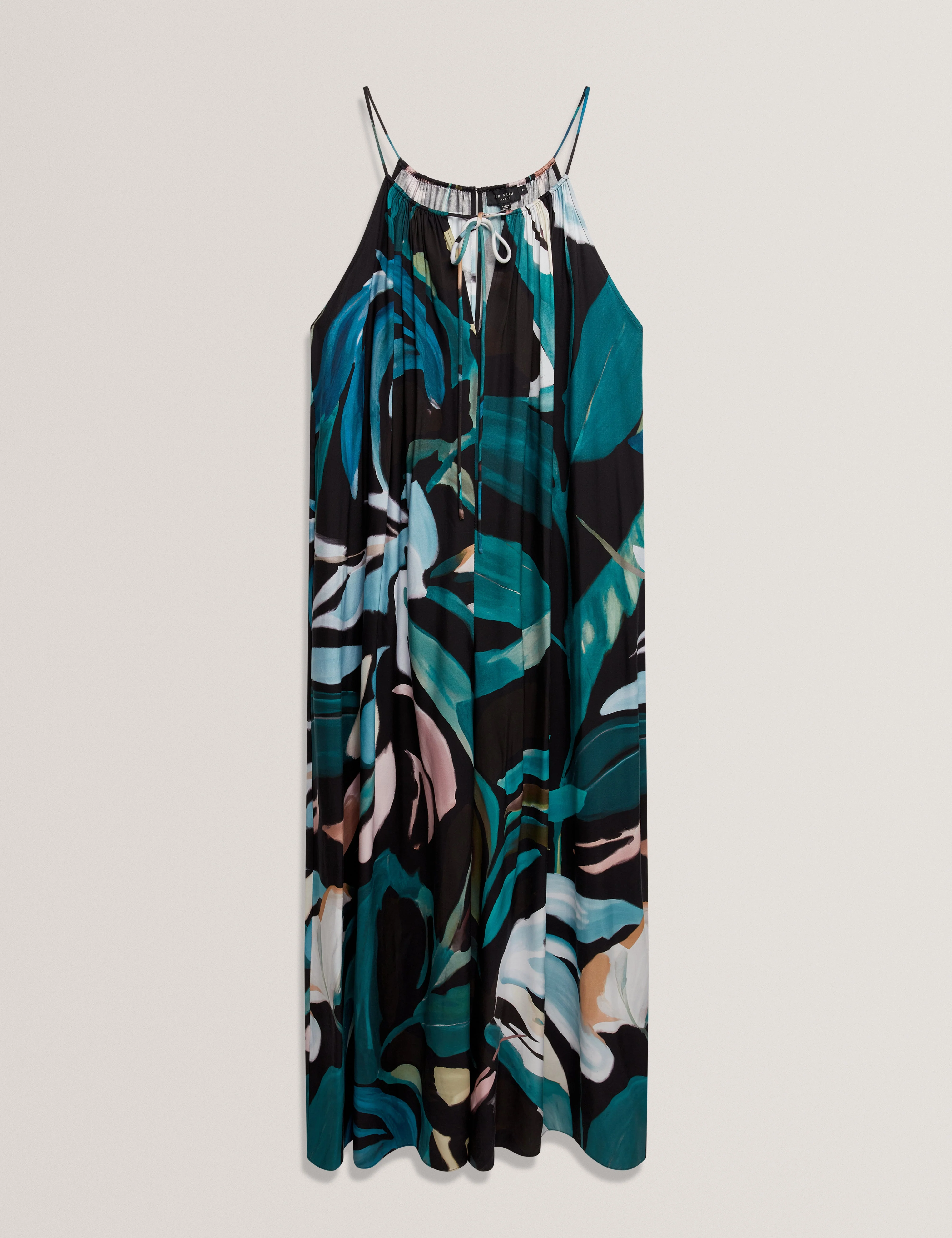 Eskaa Halter Neck Wide Leg Jumpsuit Black - Image 8