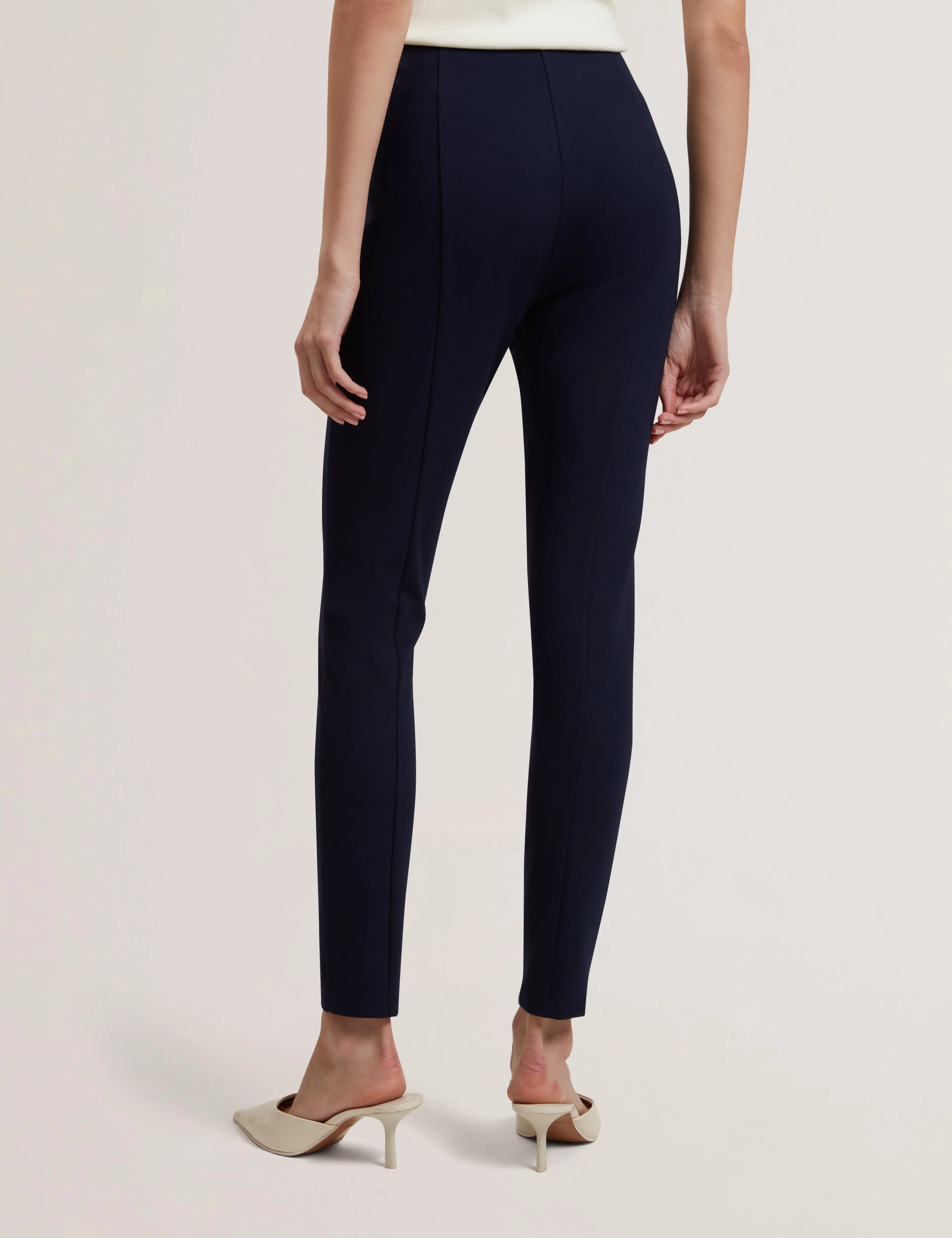 Felinda Fly Front Stretch Legging Navy - Image 5