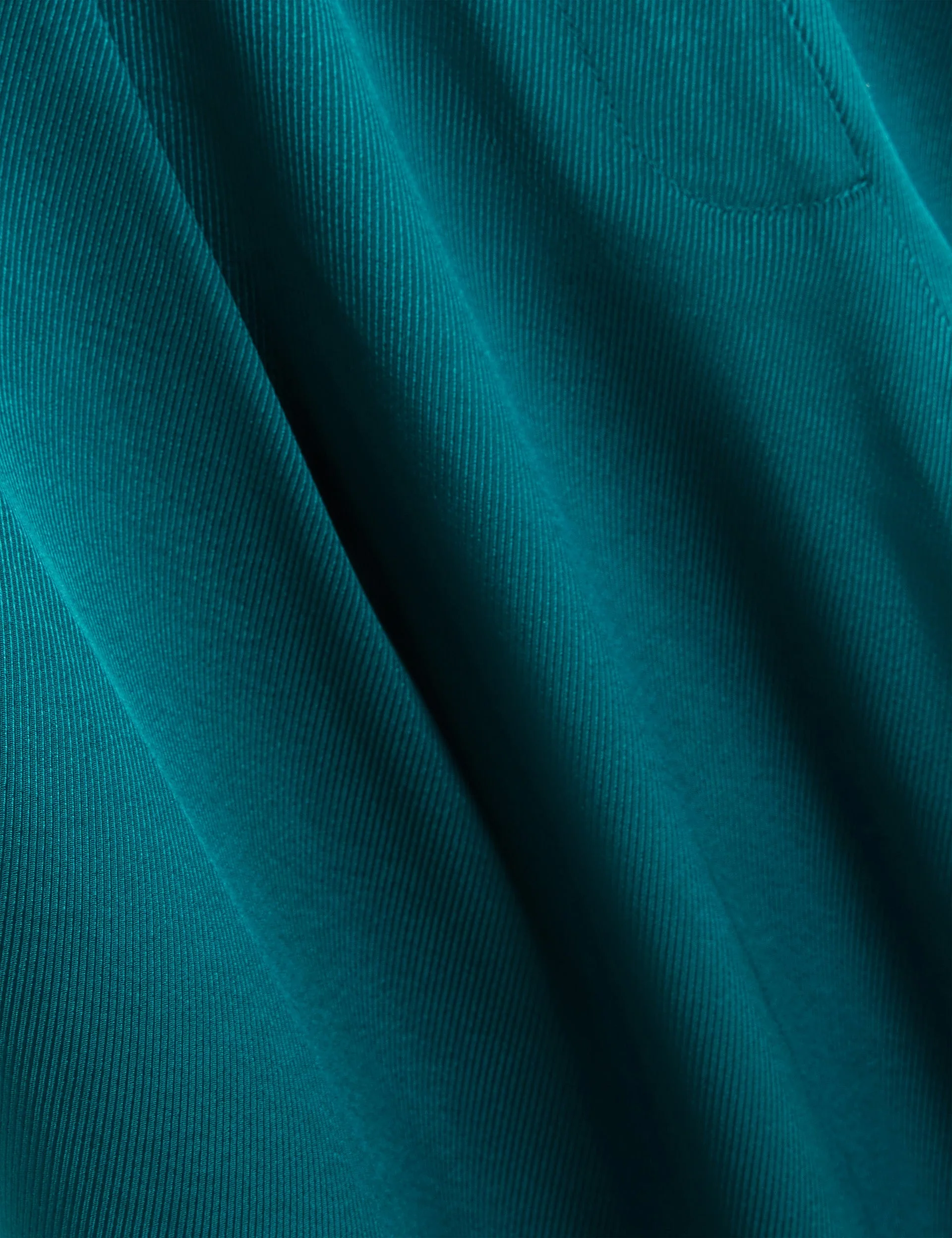 Herria Straight Leg Elastic Back Trouser Teal-Blue - Image 3