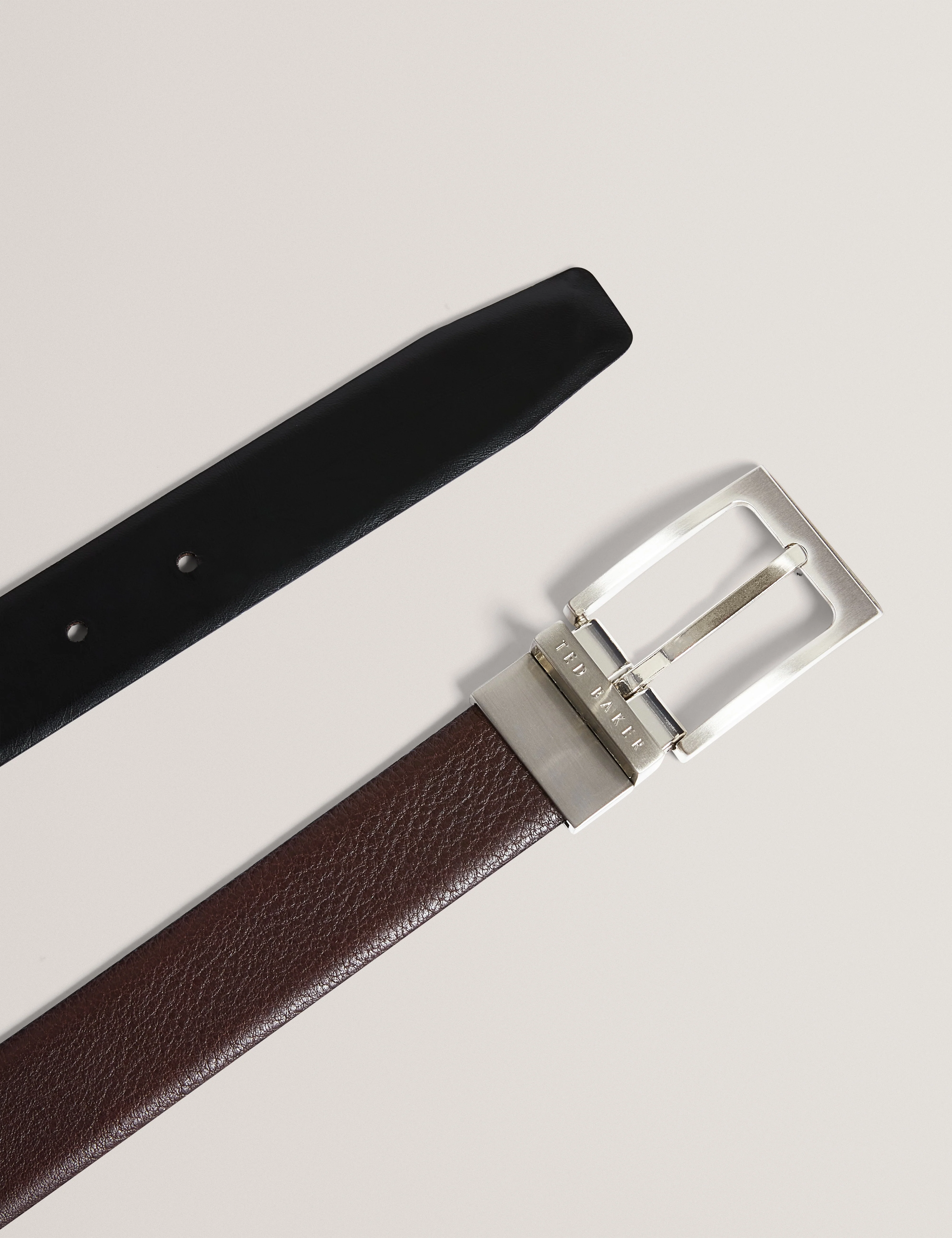 Karmer Reversible Leather Belt Brn-Choc - Image 3
