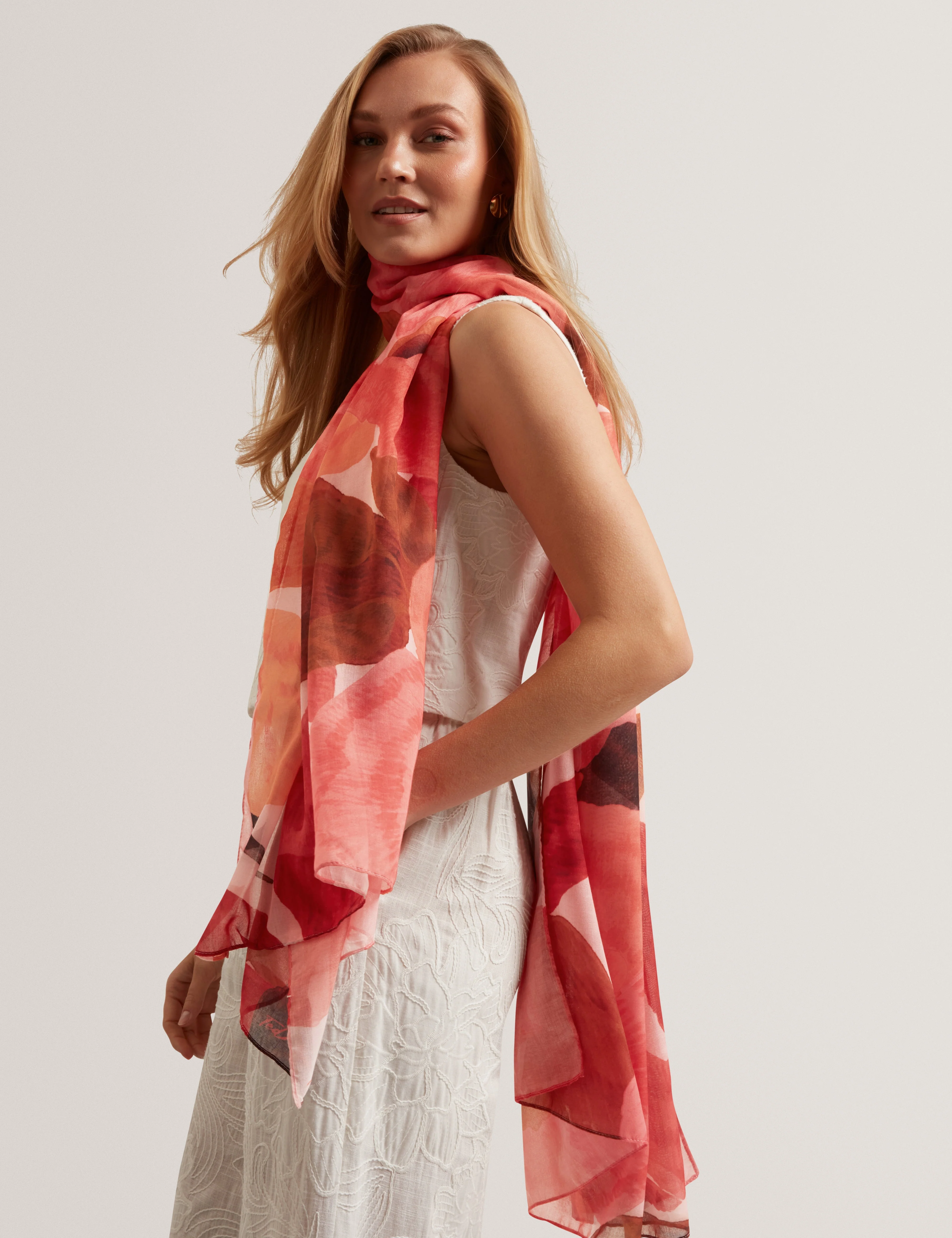 Kimya Printed Headscarf Pink - Image 2