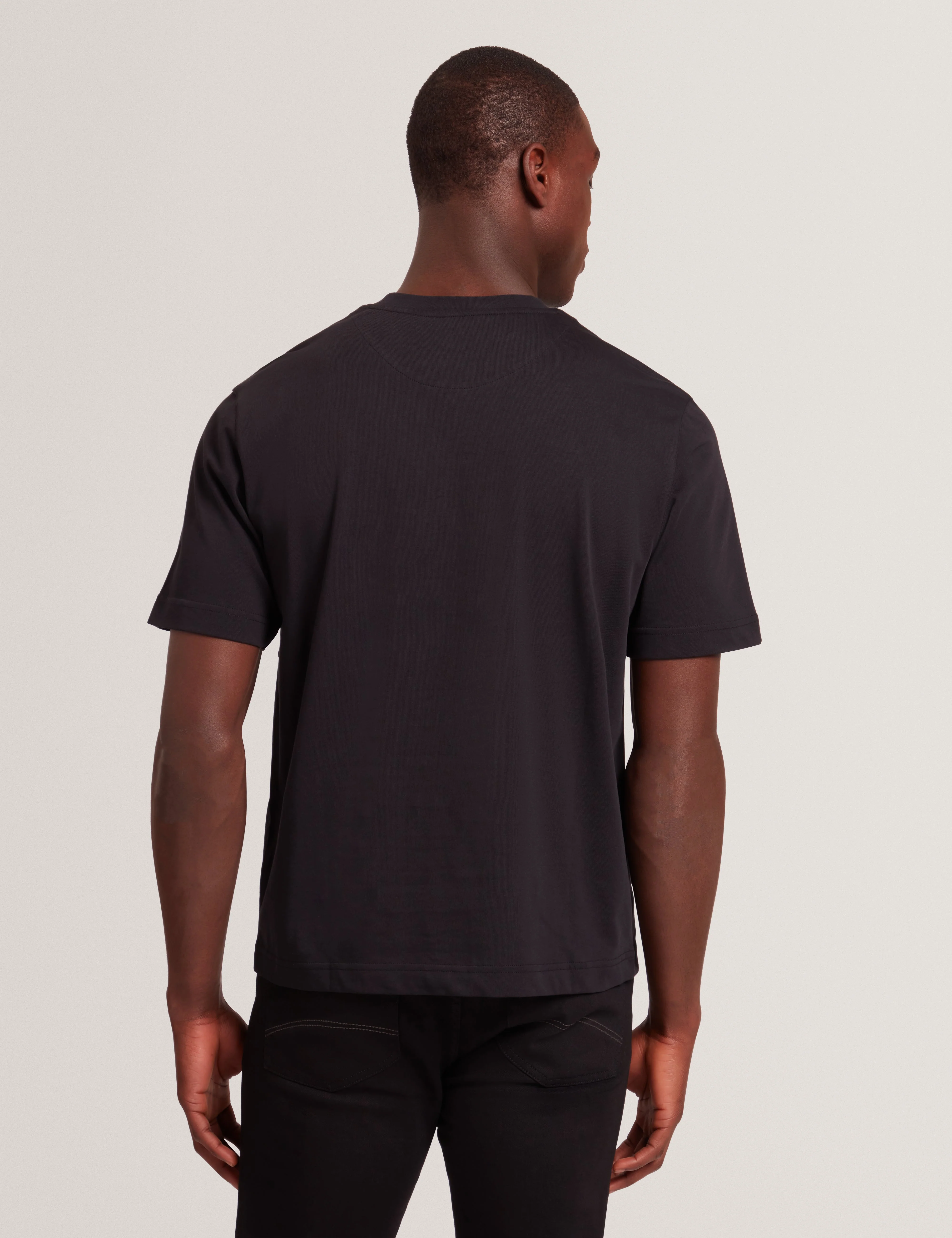 Kuyrt Short Sleeve Branded Tee Black