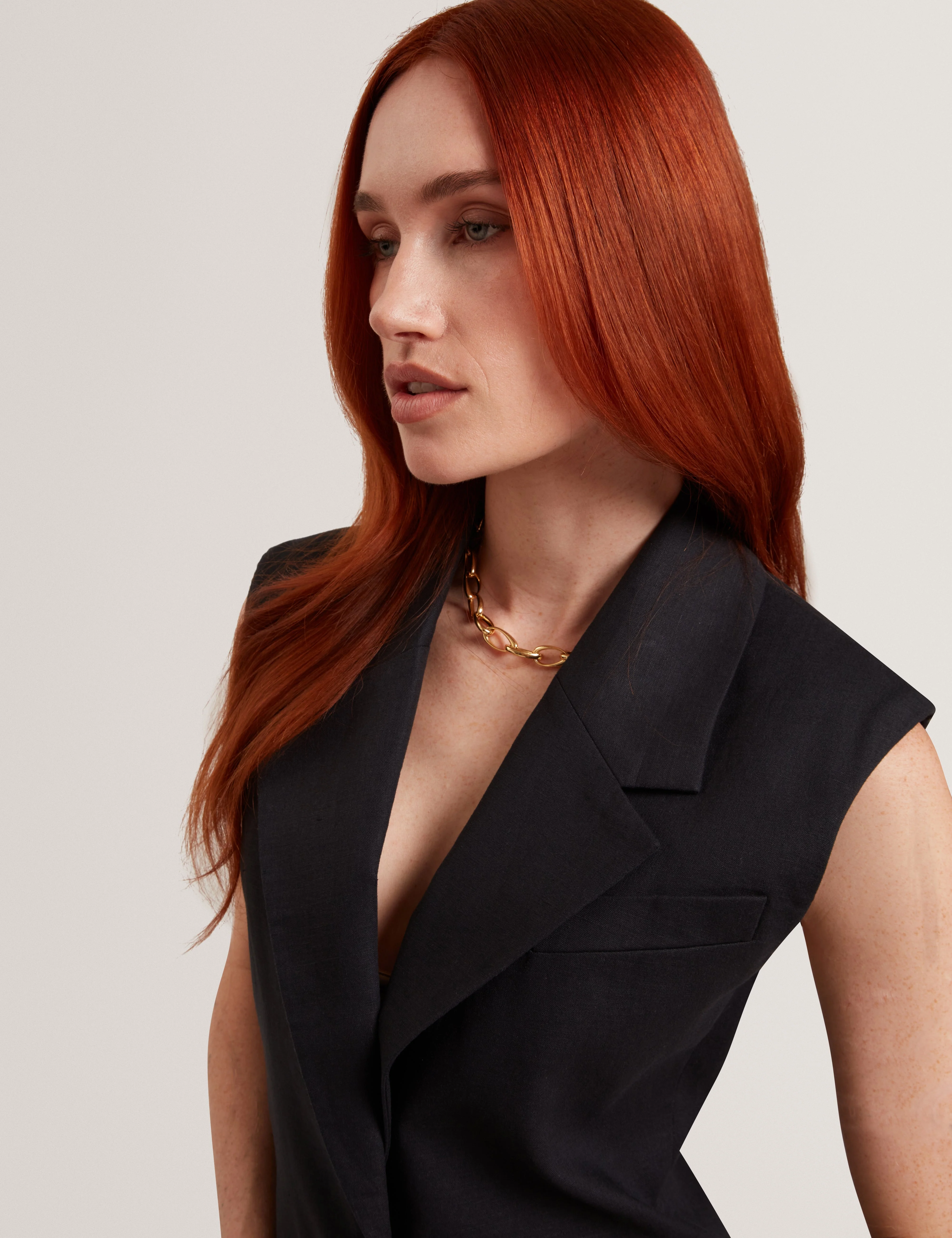 Laanti Tailored Waistcoat Black - Image 4