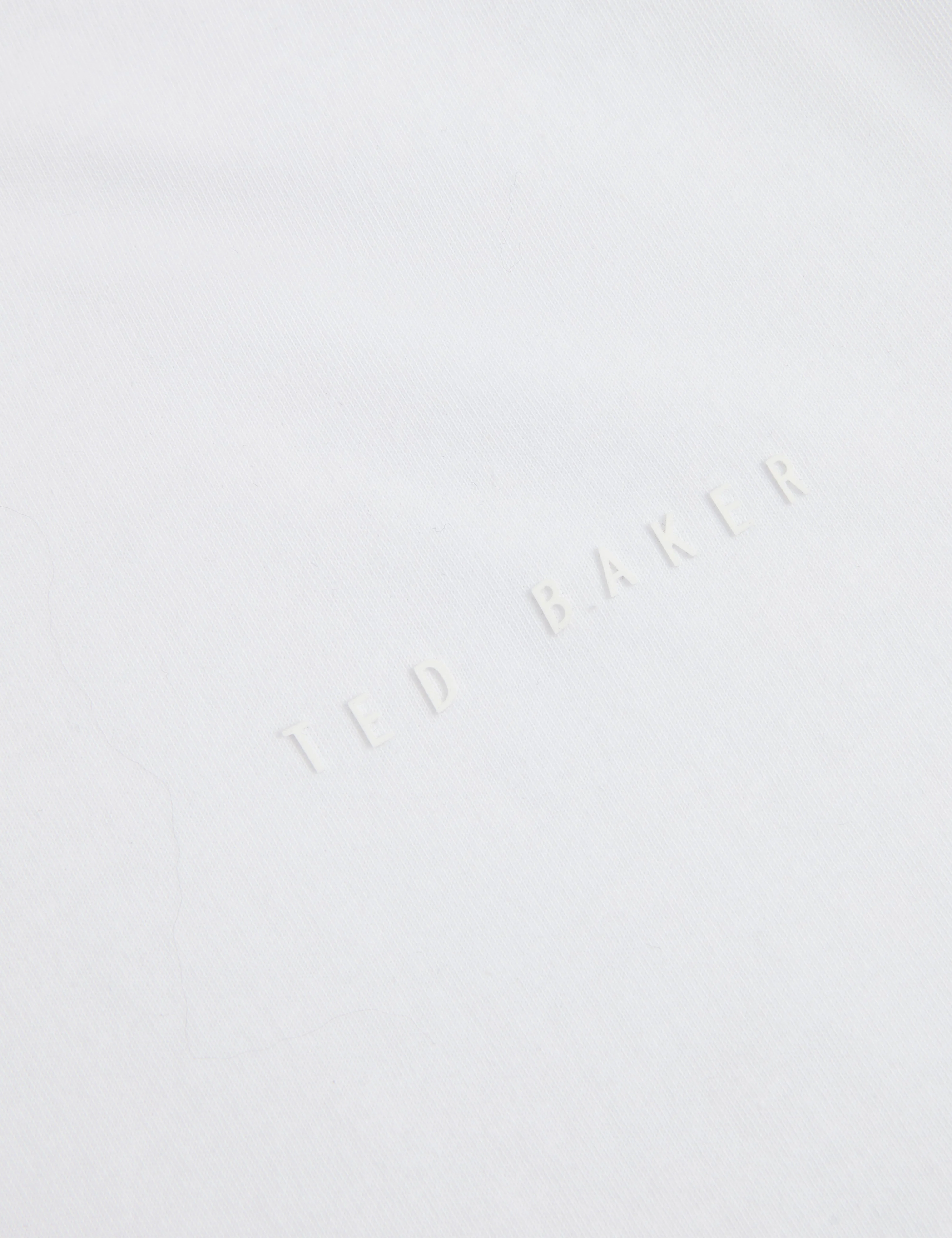 Lierts Branded Honeycomb Trim T-Shirt White - Image 2