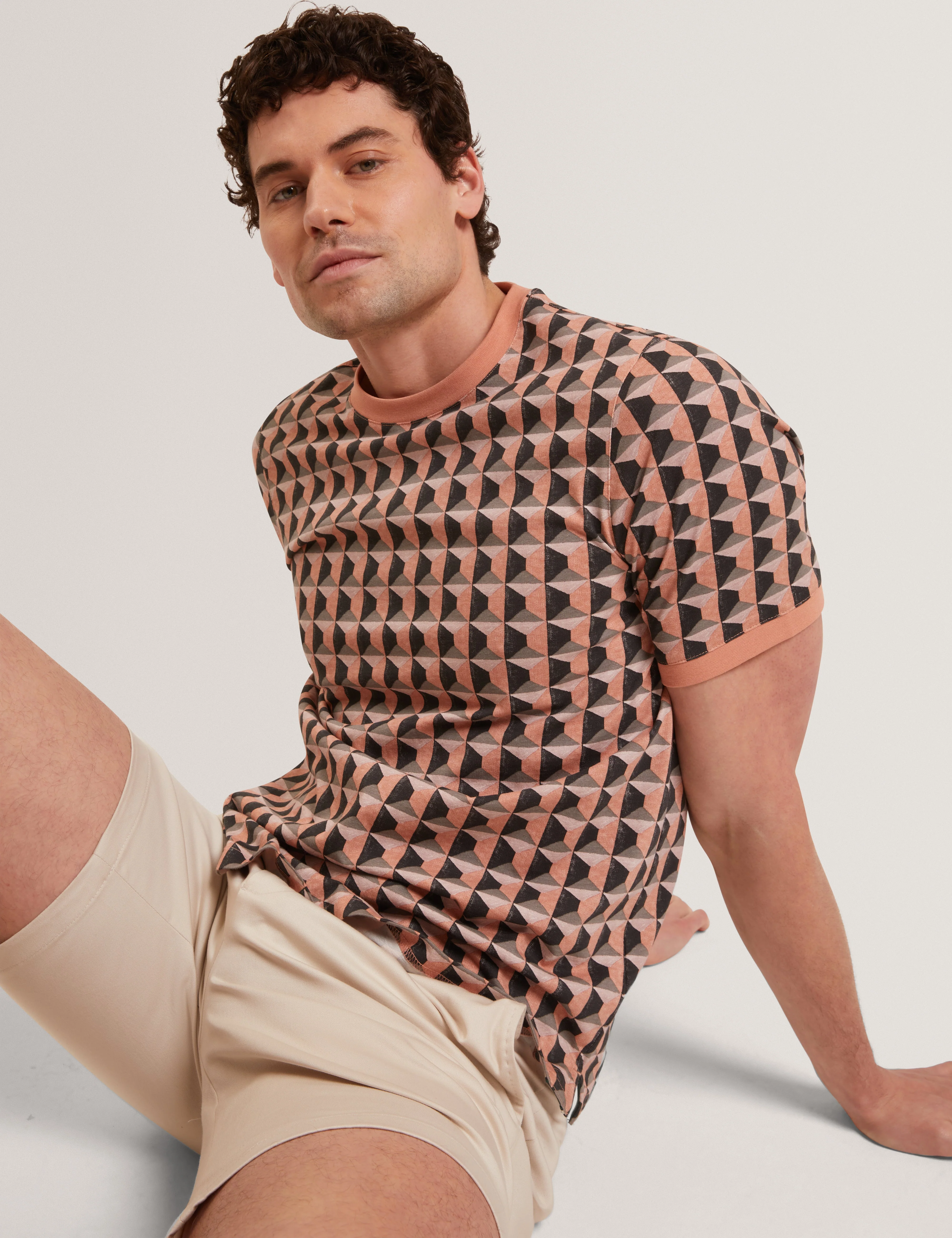 Loweton Slim Stretch Chino Ecru - Image 7