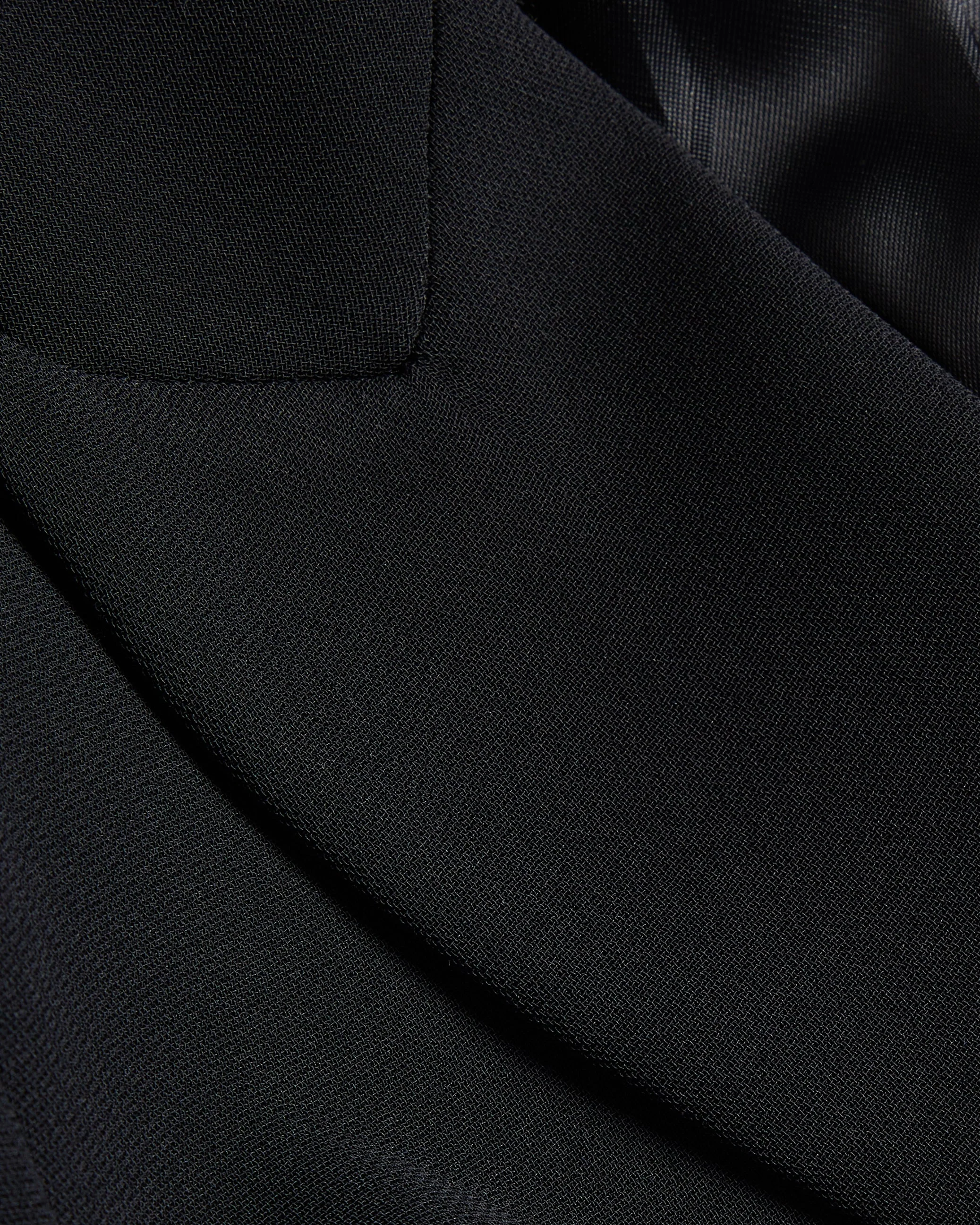Manabl Single Breasted Tailored Blazer Black - Image 6