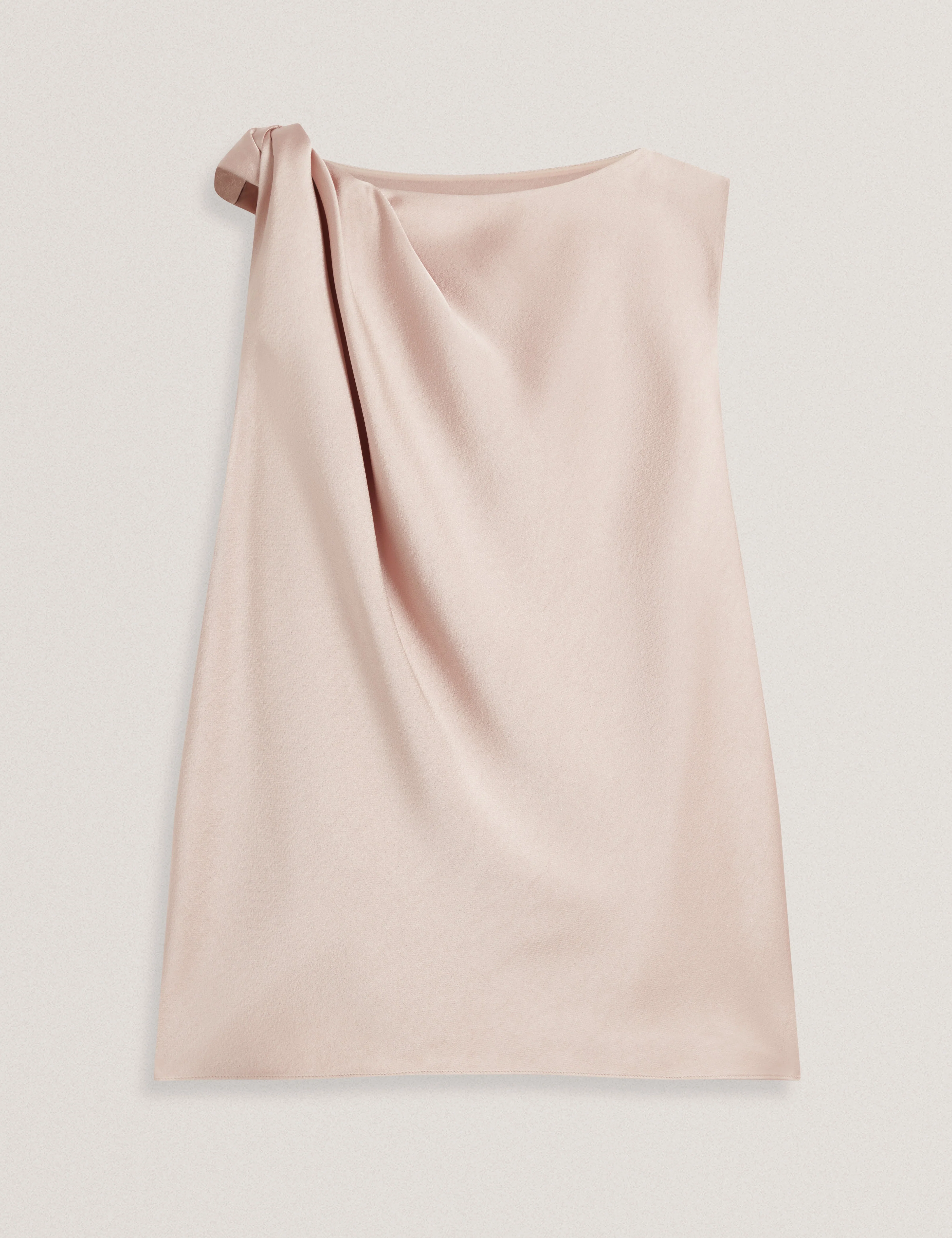 Miona Sleveless Twist Detail Top Dusky-Pink - Image 6