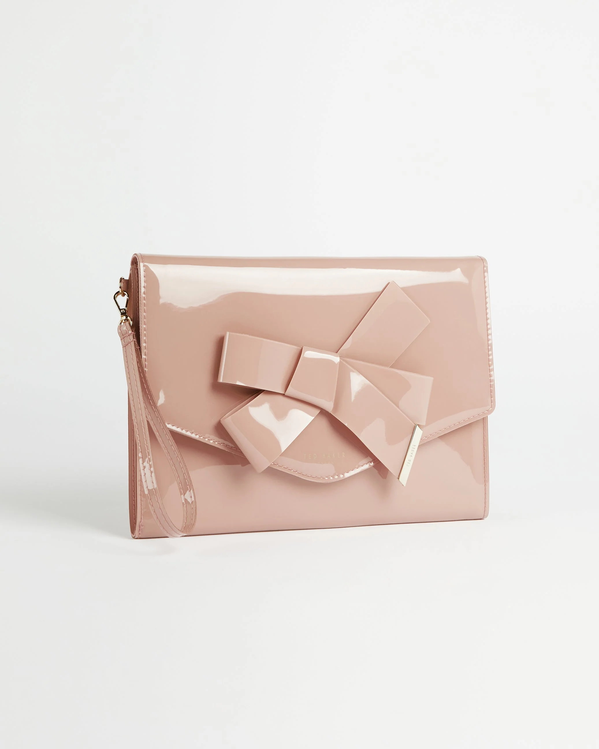 Nikkey Knot Bow Envelope Pouch Pl-Pink