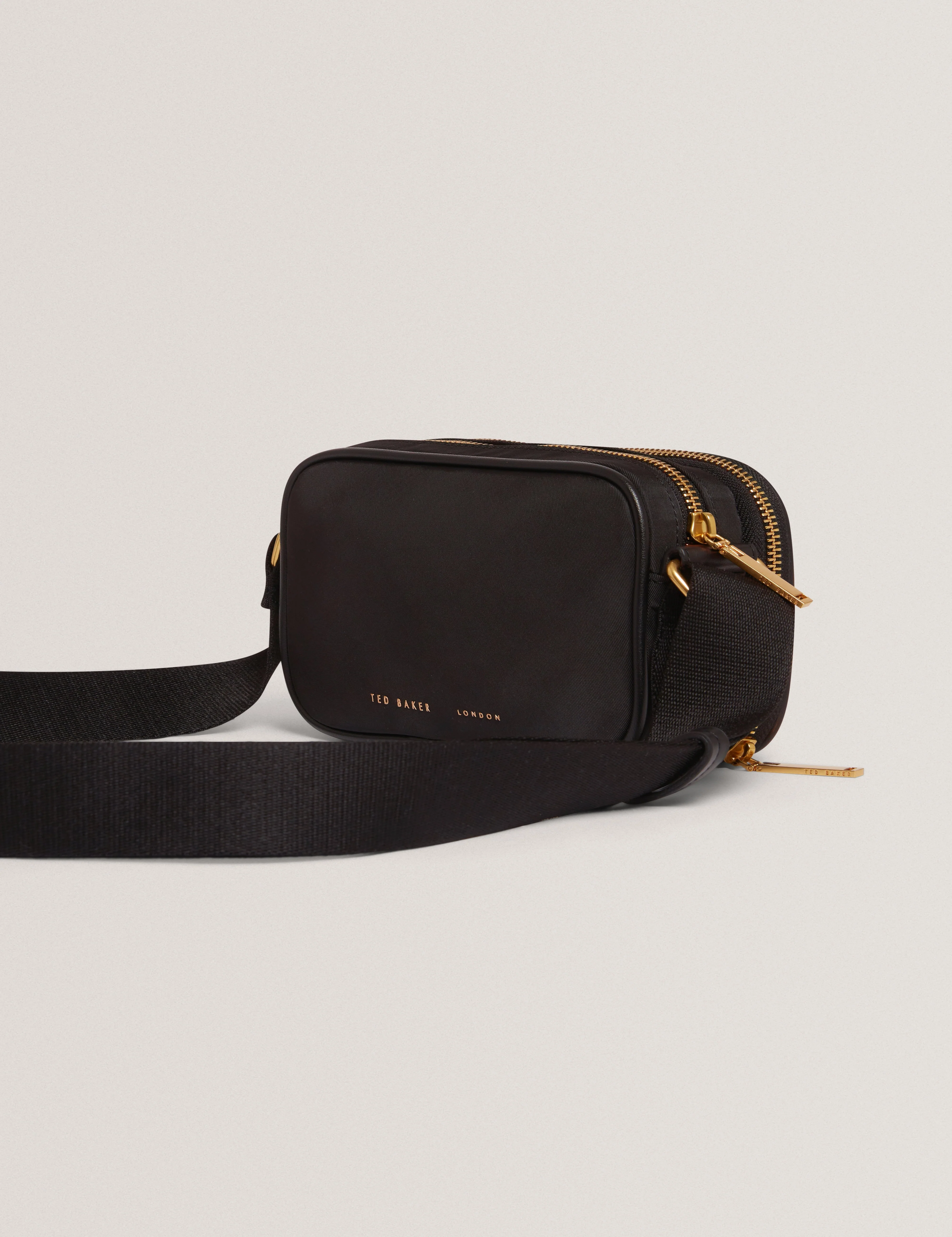 Nykila Nylon Small Crossbody Bag Black - Image 4