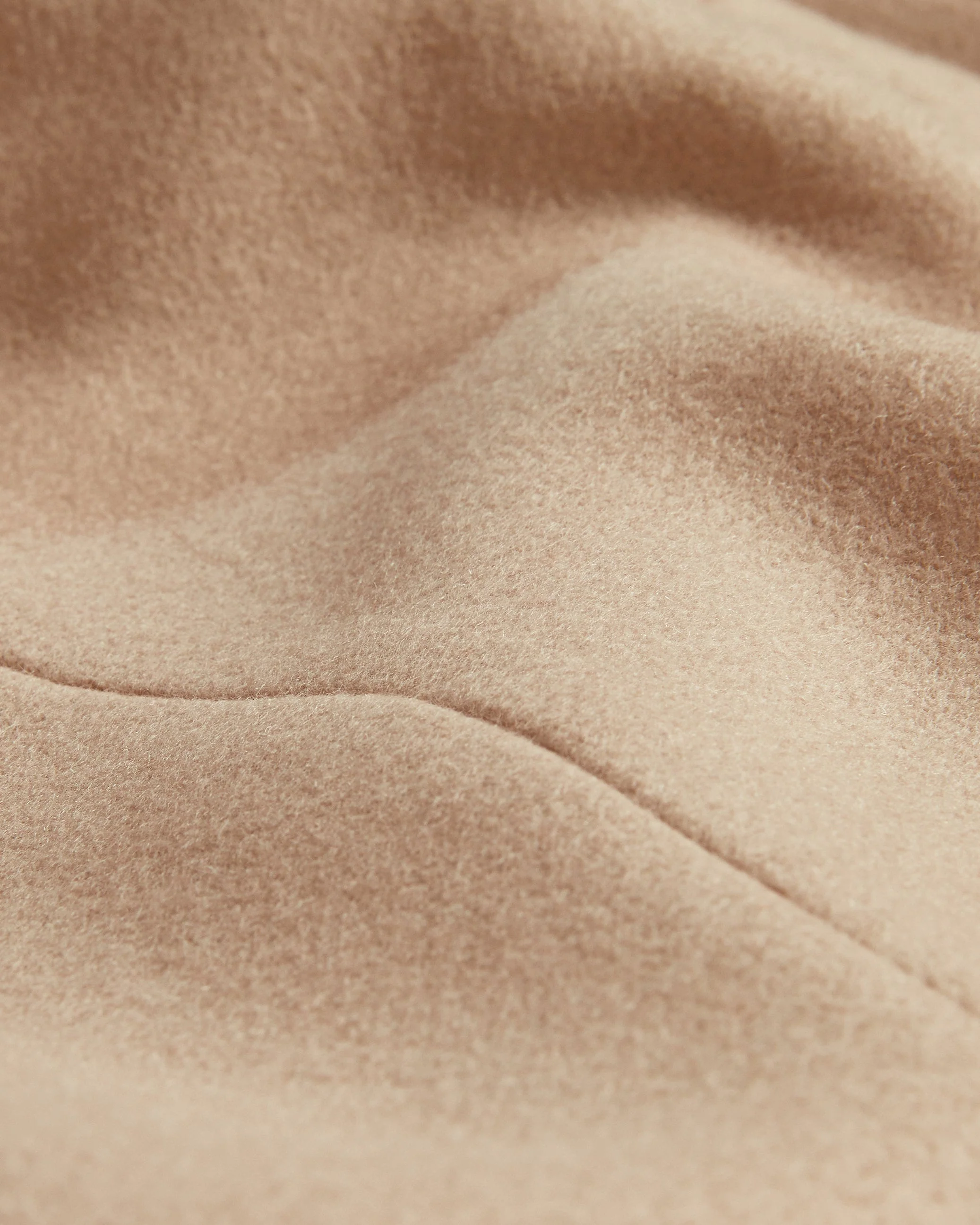 Rose Wool Wrap Coat Camel - Image 3