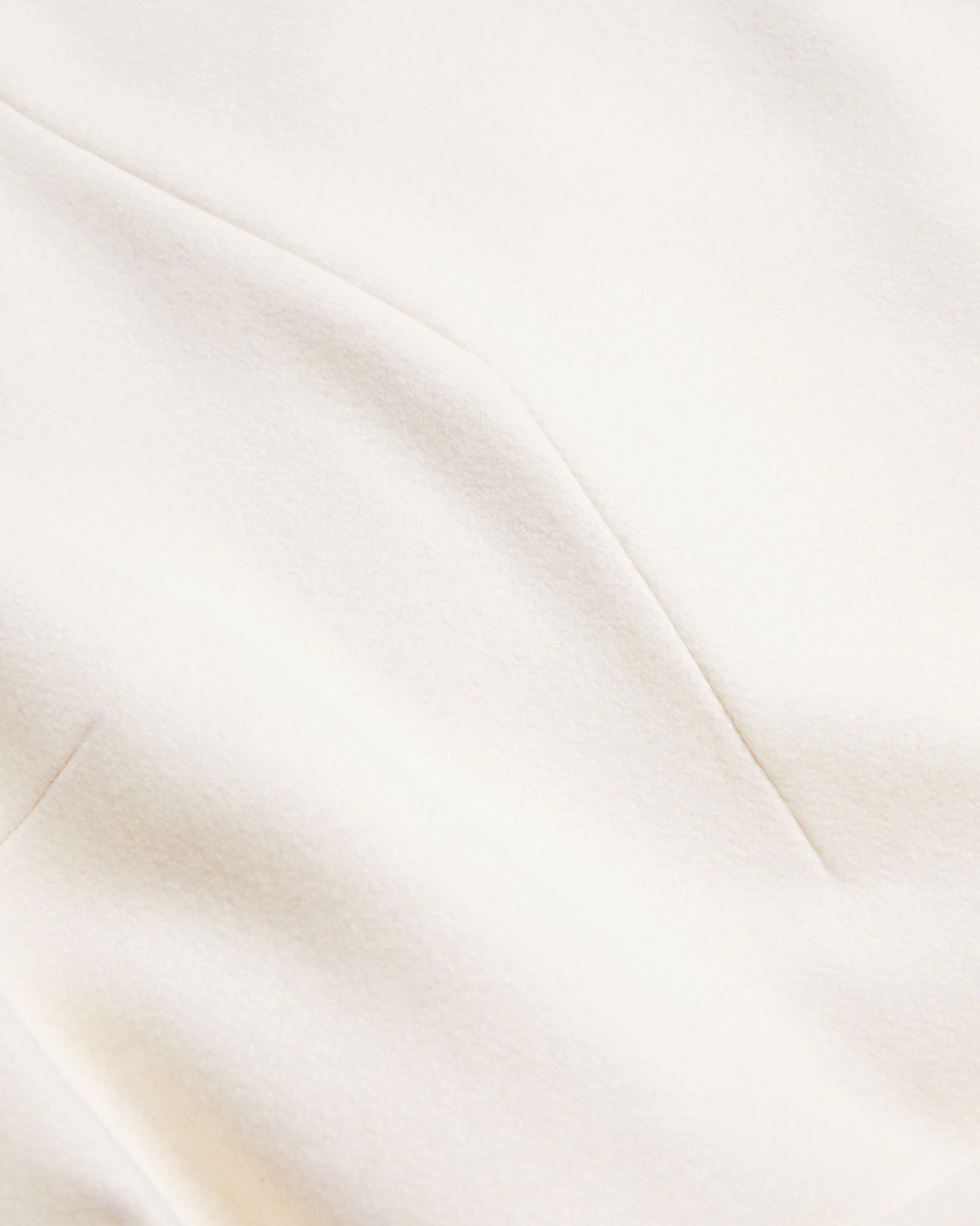 Rosemax Maxi Belted Wool Wrap Coat Ivory - Image 5