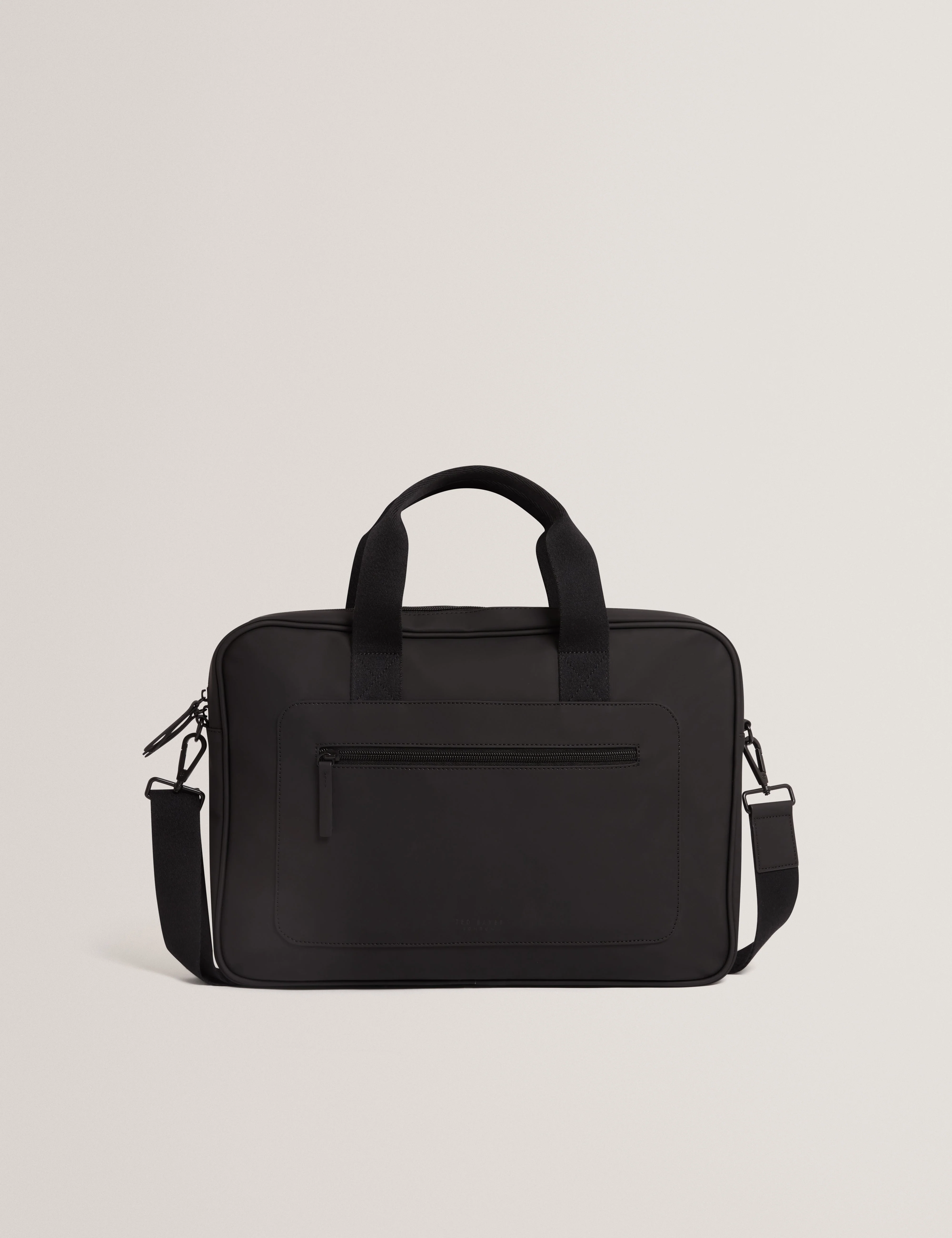 Rylies Rubberised Pu Document Bag Black