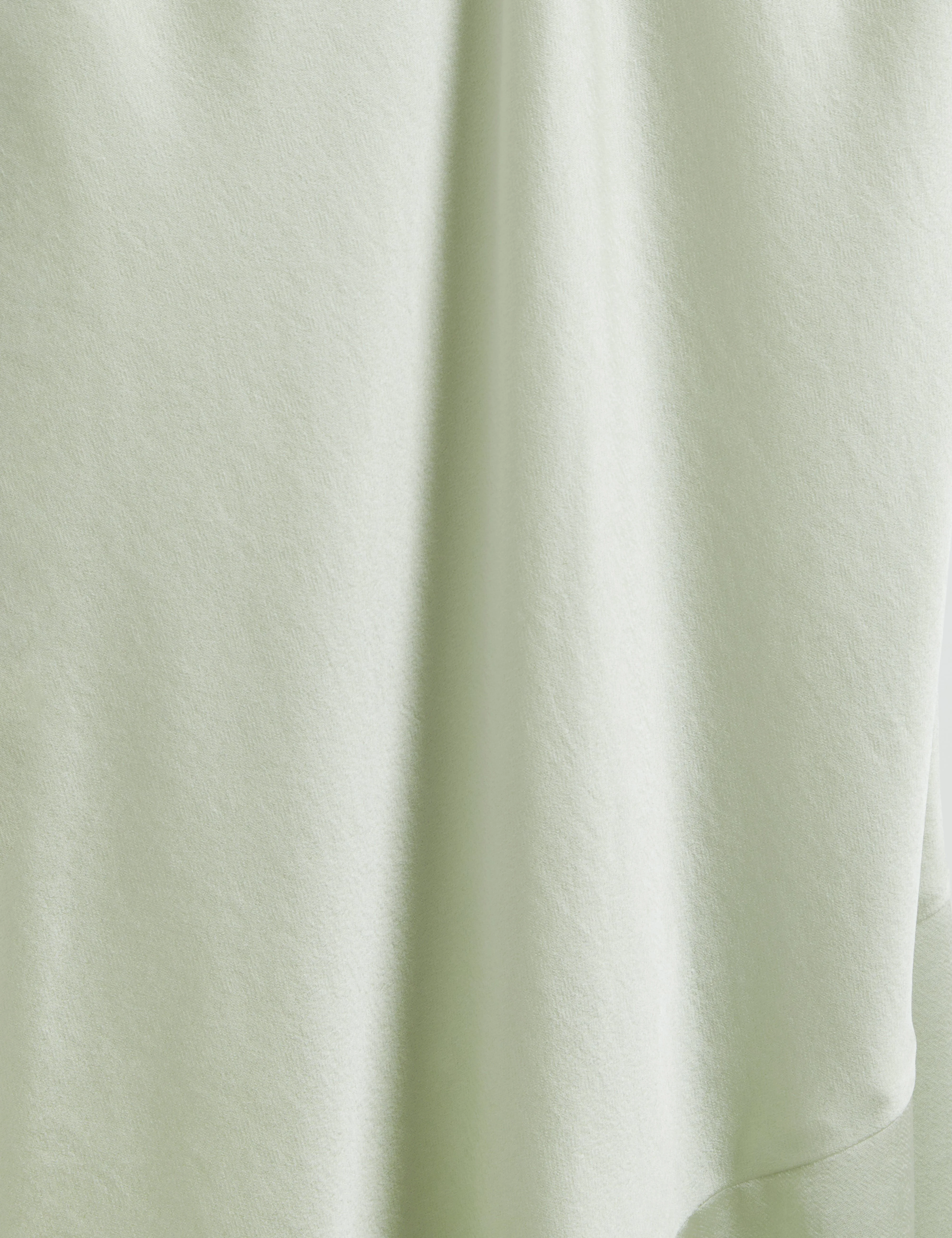 Sanari V Neck Maxi Dress With Diagonal Seam Mid-Green - Image 3