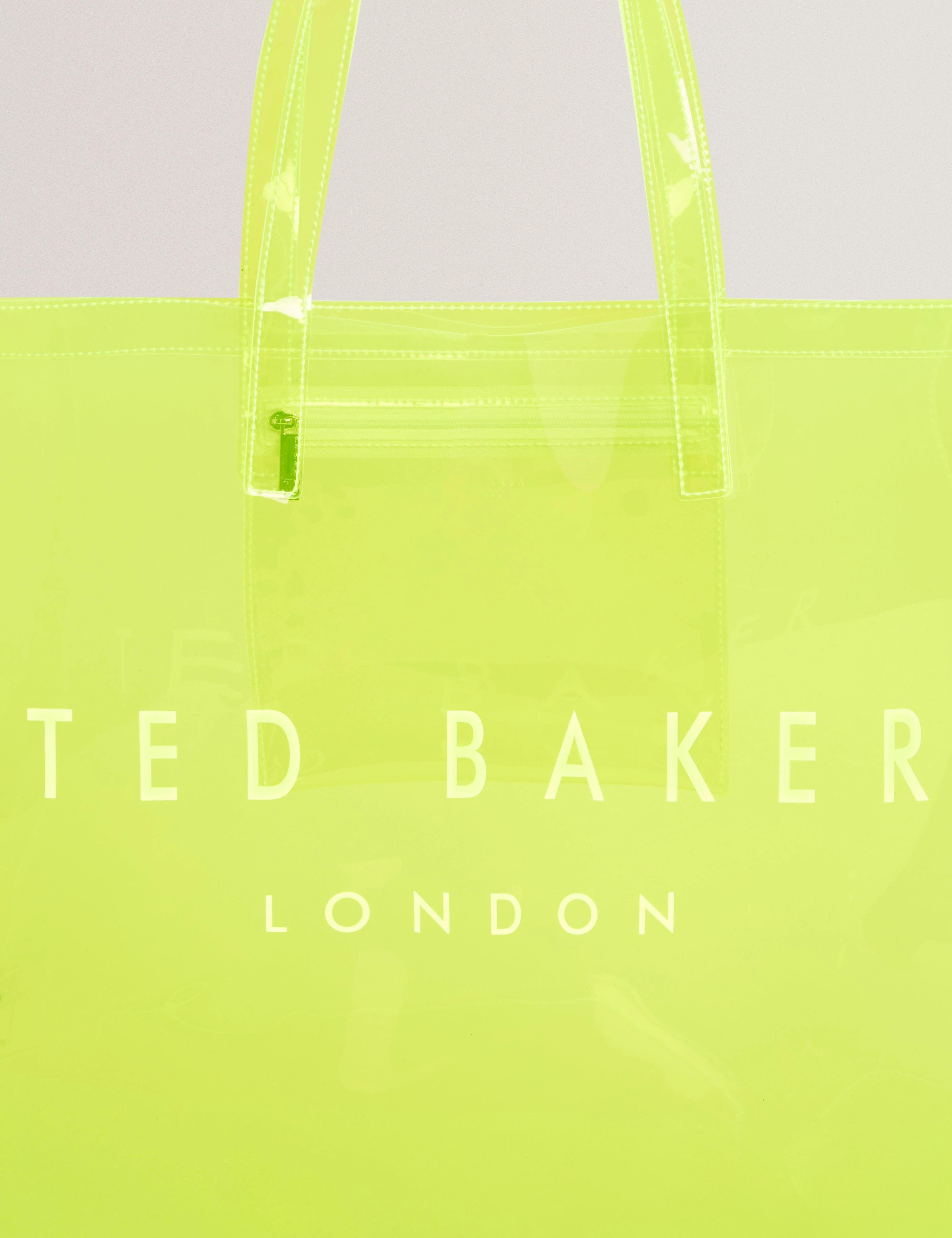 Sheakon Transparent Extra Large Icon Bag Brt-Yellow - Image 3