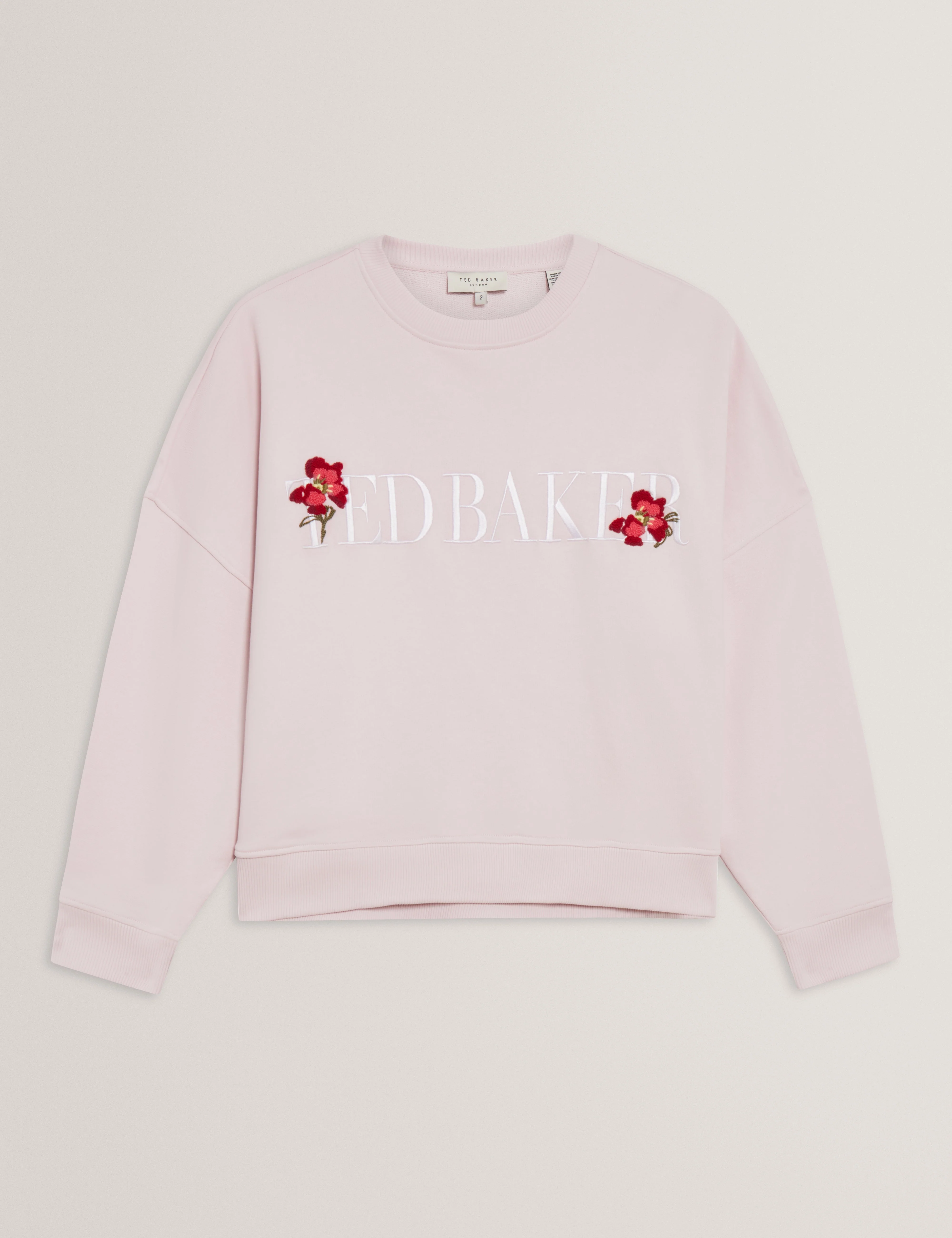 Stiila Ted Baker Branded Sweatshirt Lt-Pink - Image 3