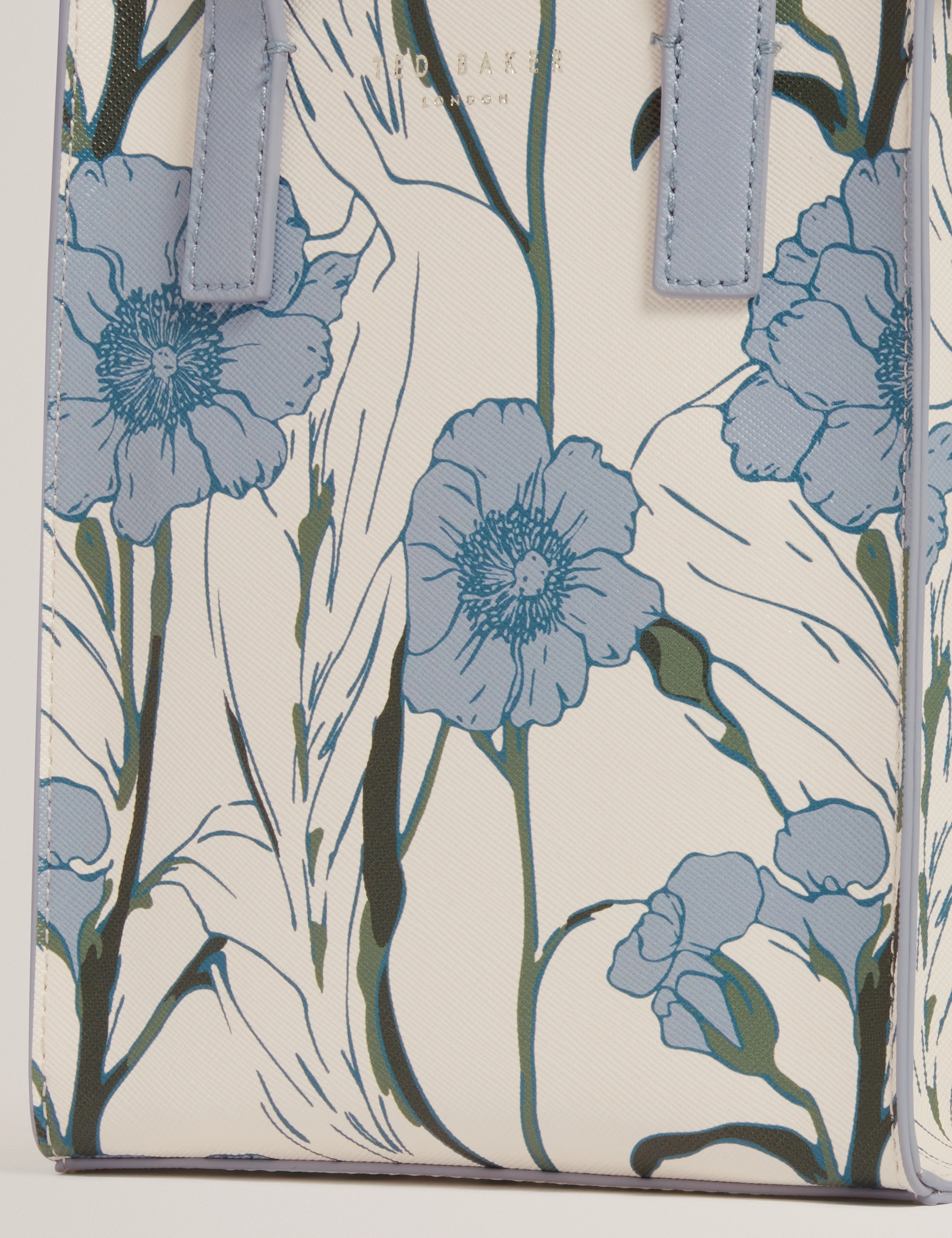 Taecon Floral Print Mini Icon Bag White - Image 3