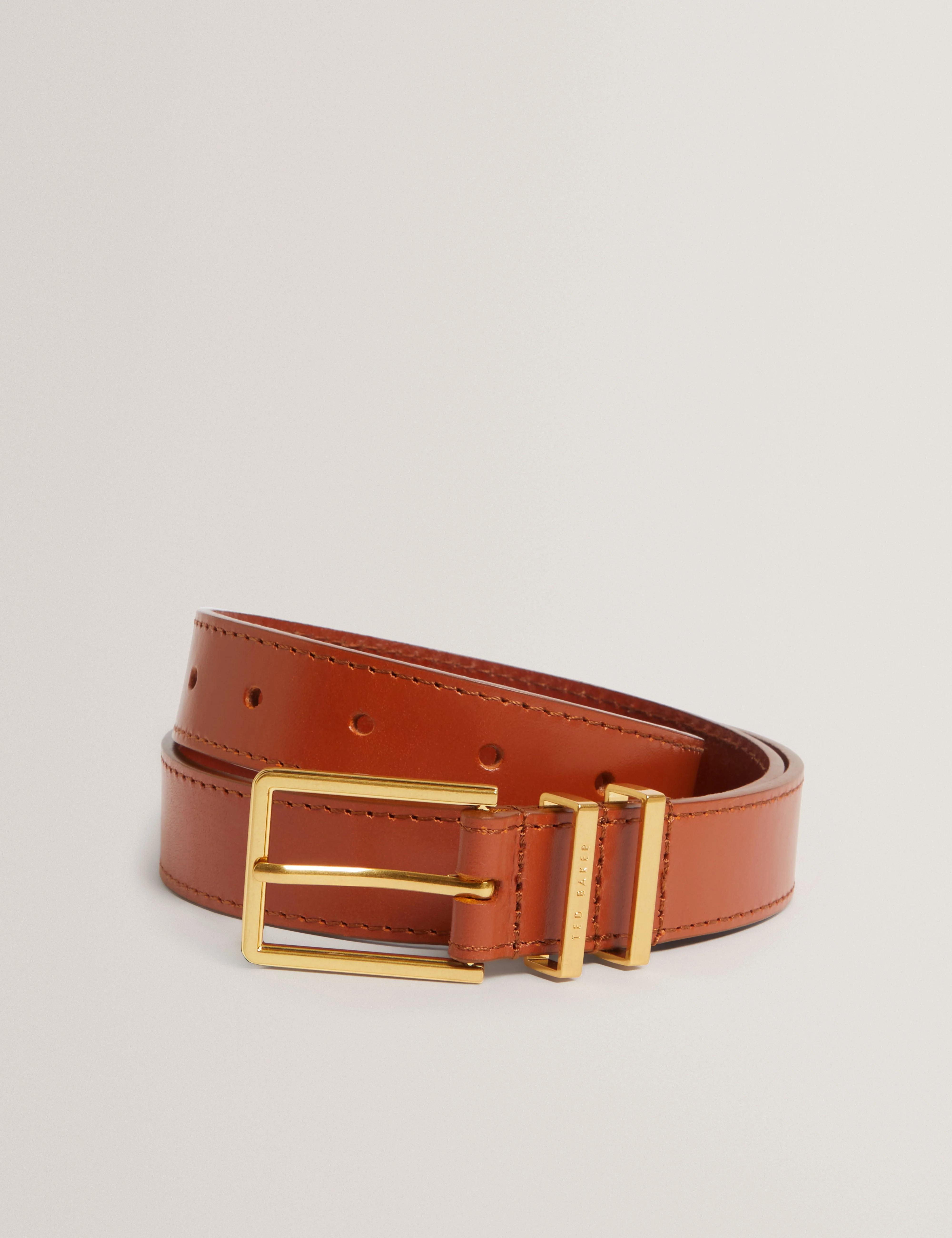 Taleigh Leather Belt Tan - Image 3