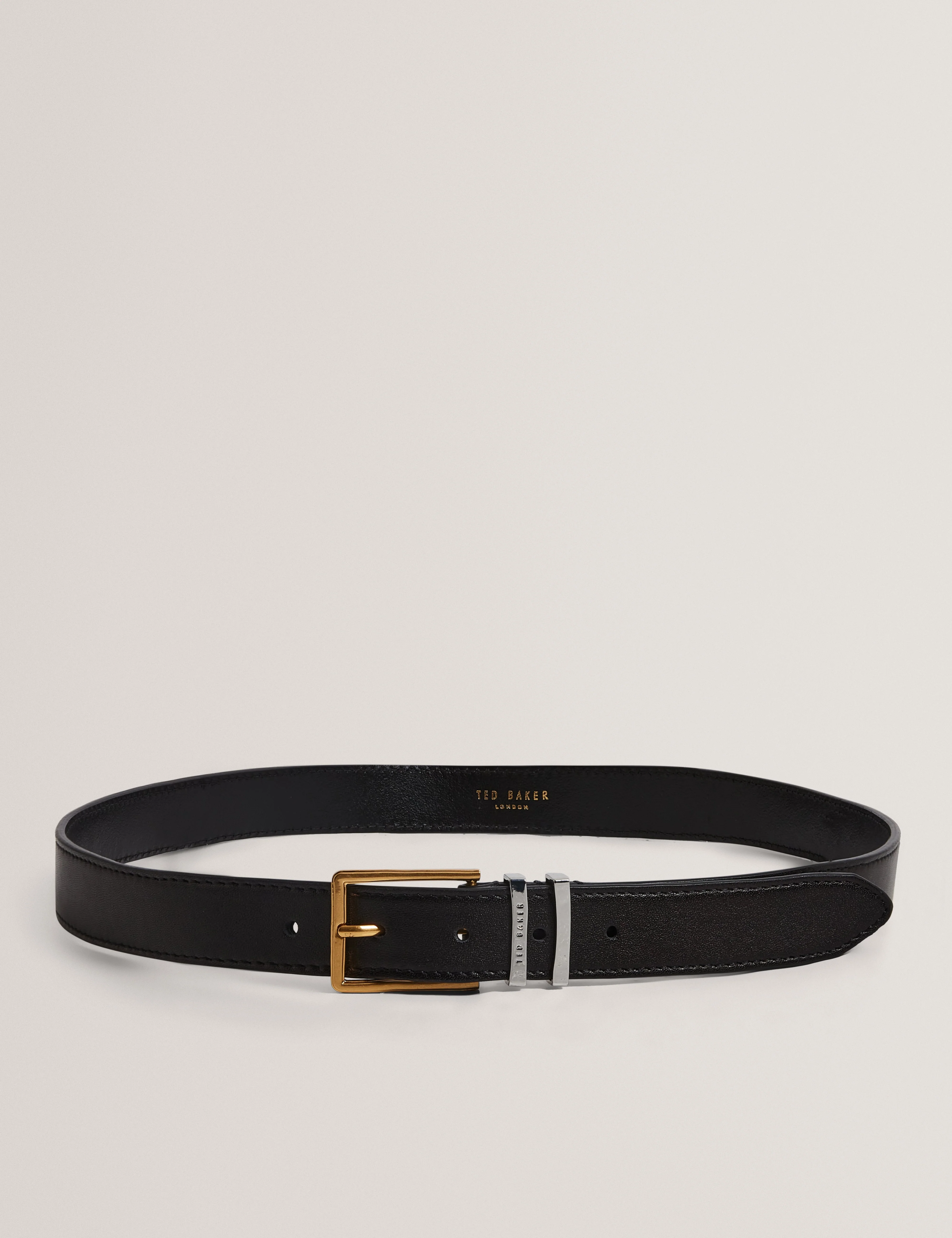 Talsii Leather Belt Black