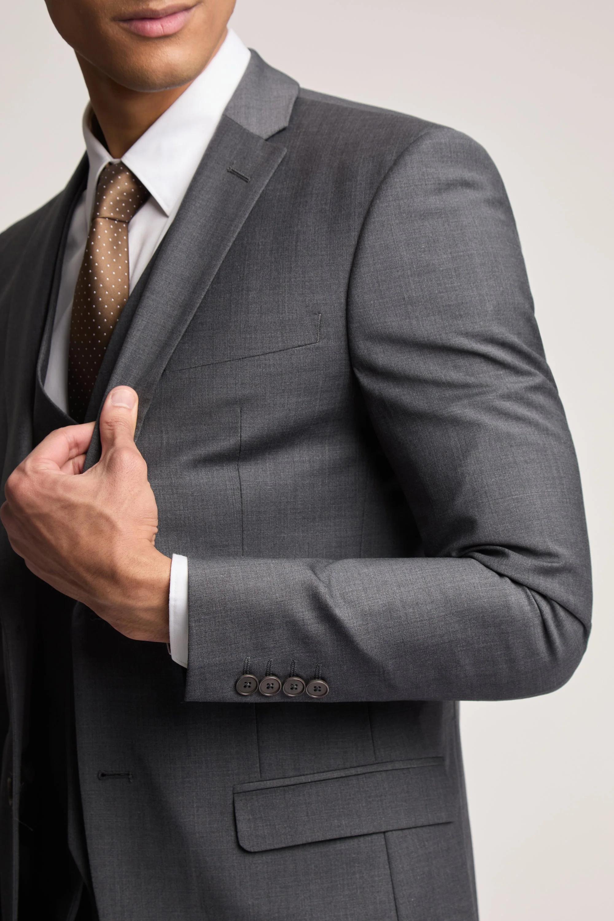 Charcoal Panama Jacket Charcoal - Image 3
