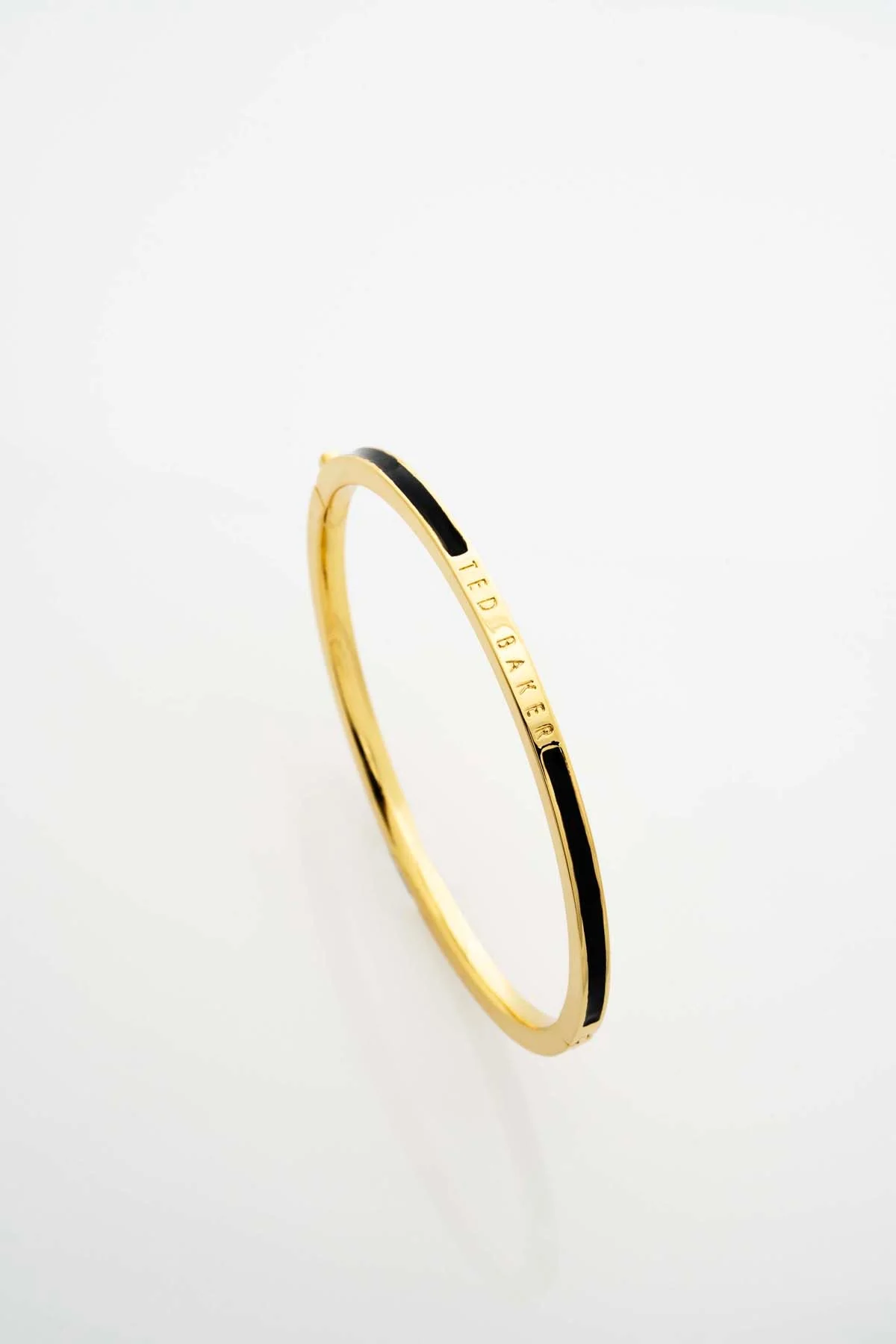 Roley Classic Colour Enamel Slim Bangle Black - Image 3