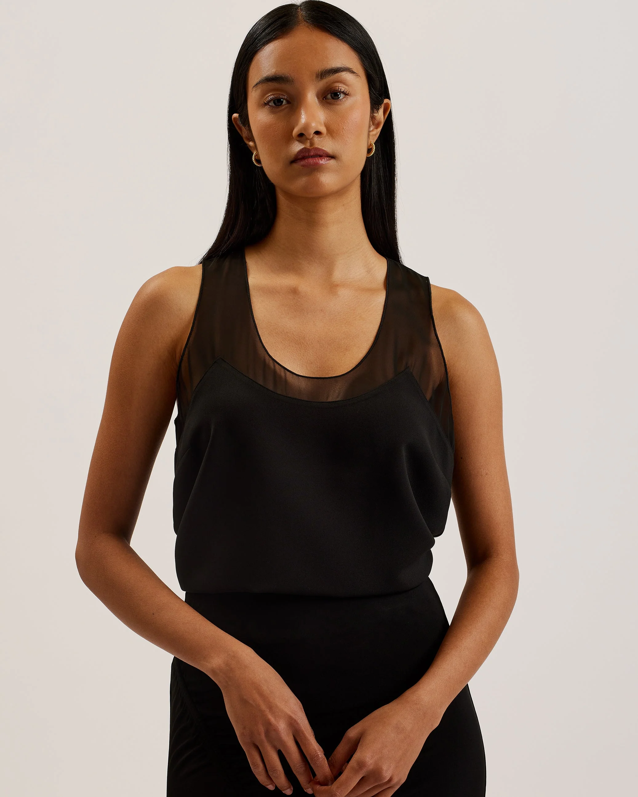 Tilama Tank Top With Racer Back Black - Image 2