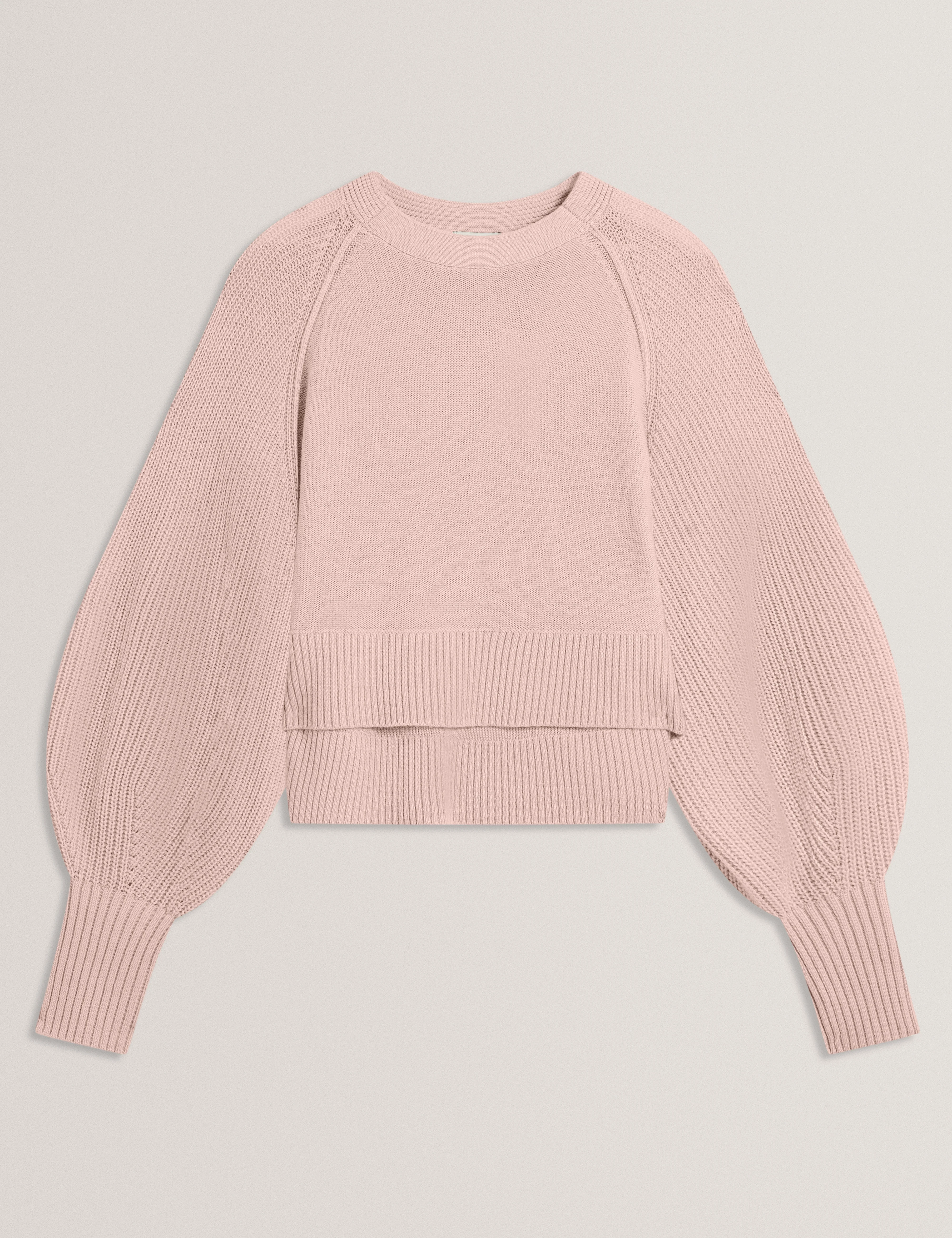 Vicckii Crew Neck Knitted Jumper Pl-Pink - Image 7