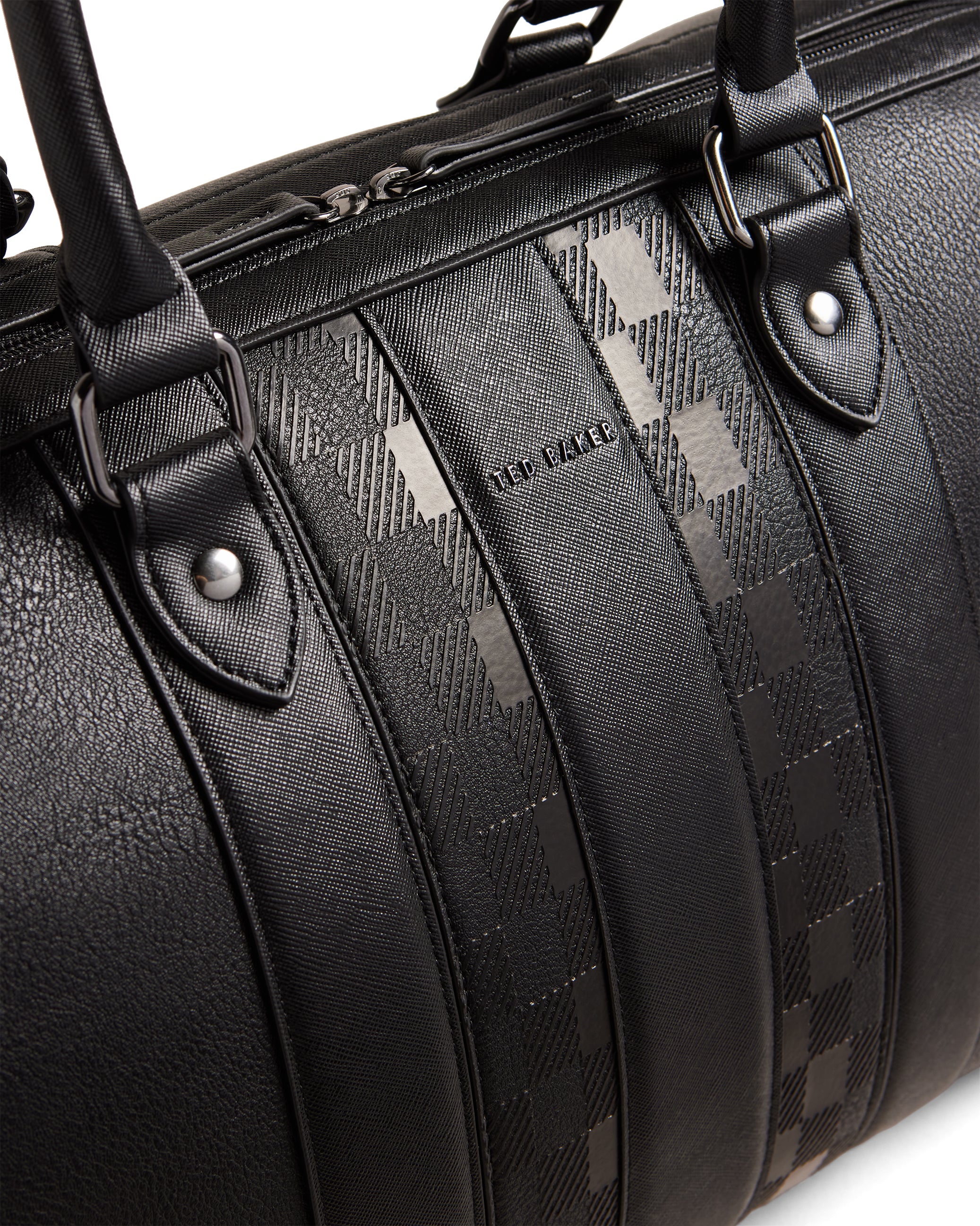 Waylin House Check Pu Holdall - Image 4