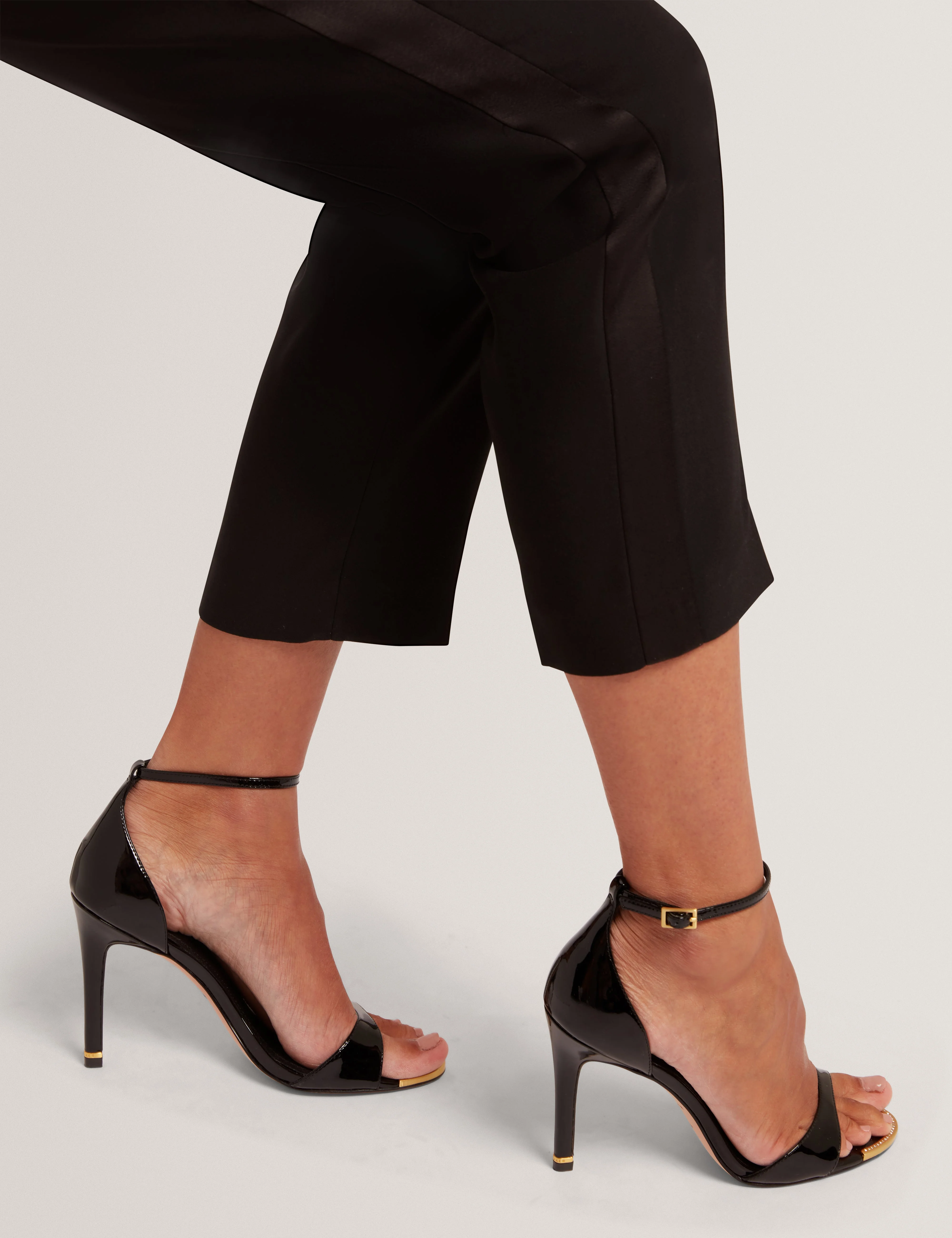 Xenit Tailored Trouser With Satin Detailing Black - Image 4