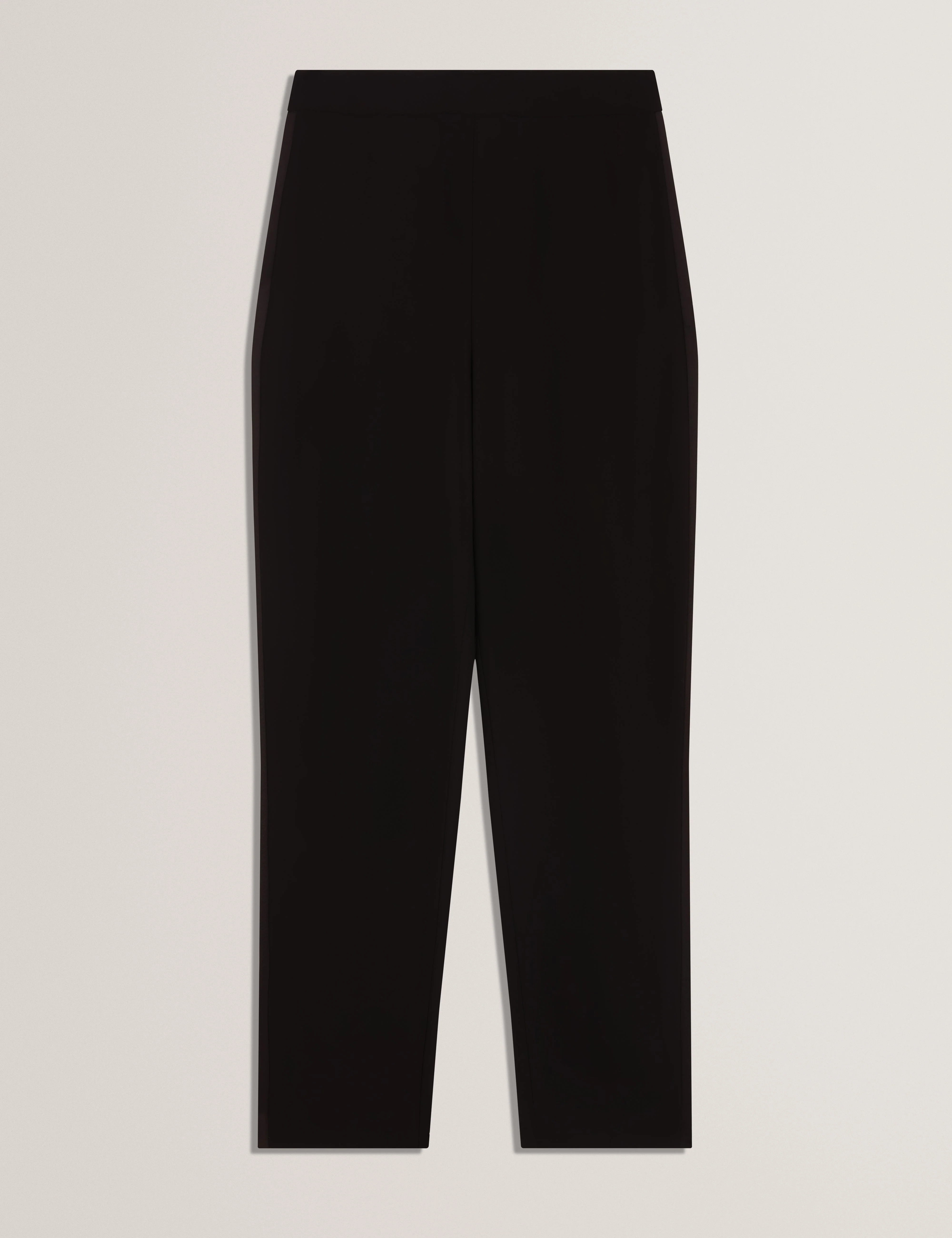 Xenit Tailored Trouser With Satin Detailing Black - Image 7