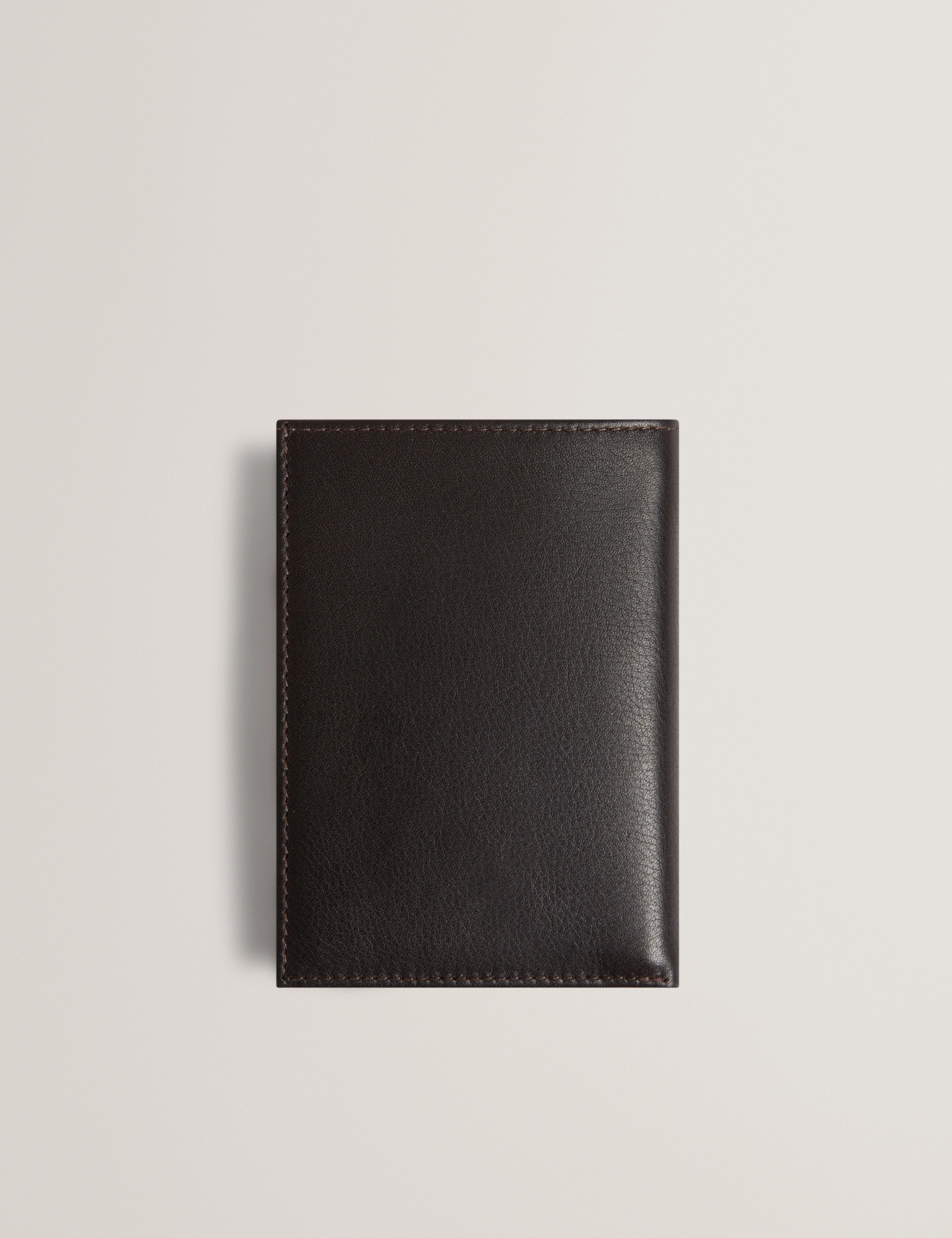 Zackory Leather Cardholder Brn-Choc - Image 3